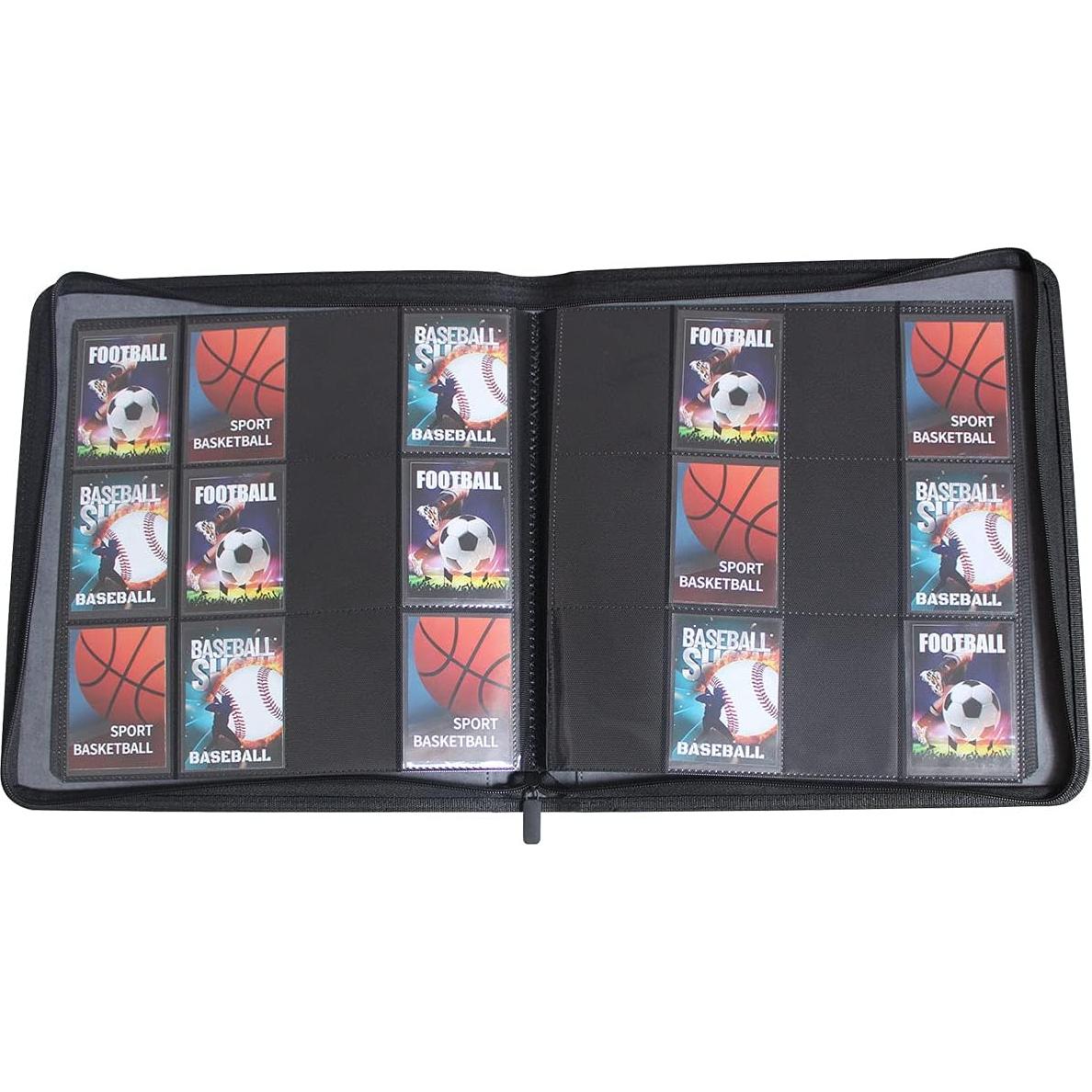 Álbum de Tarjetas WINTRA 720 Bolsillos Negro Doble Cara