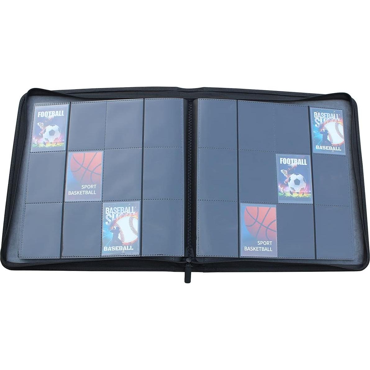 Álbum de Tarjetas WINTRA 720 Bolsillos Negro Doble Cara