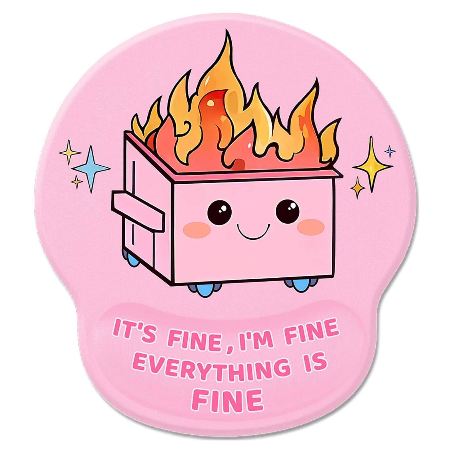 Alfombrilla de Ratón Ergonómica Hancynir con Soporte para Muñeca