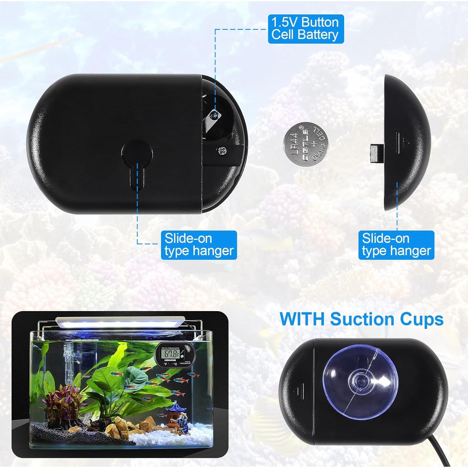 Termómetro Digital de Acuario AEDIKO con Pantalla LCD y Sonda