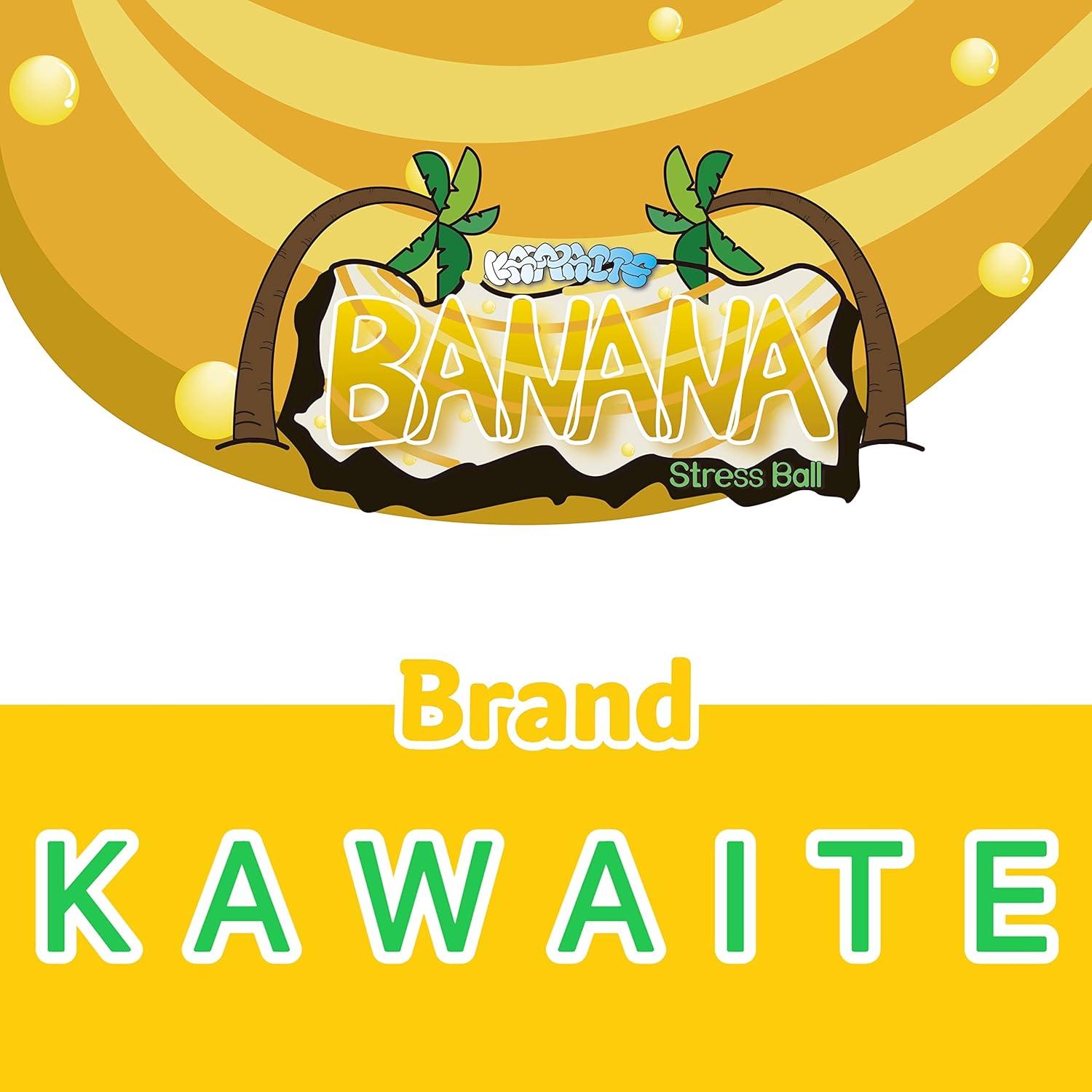 Pelota Antiestrés Aplastable Kawaite Plátano 12.99 cm