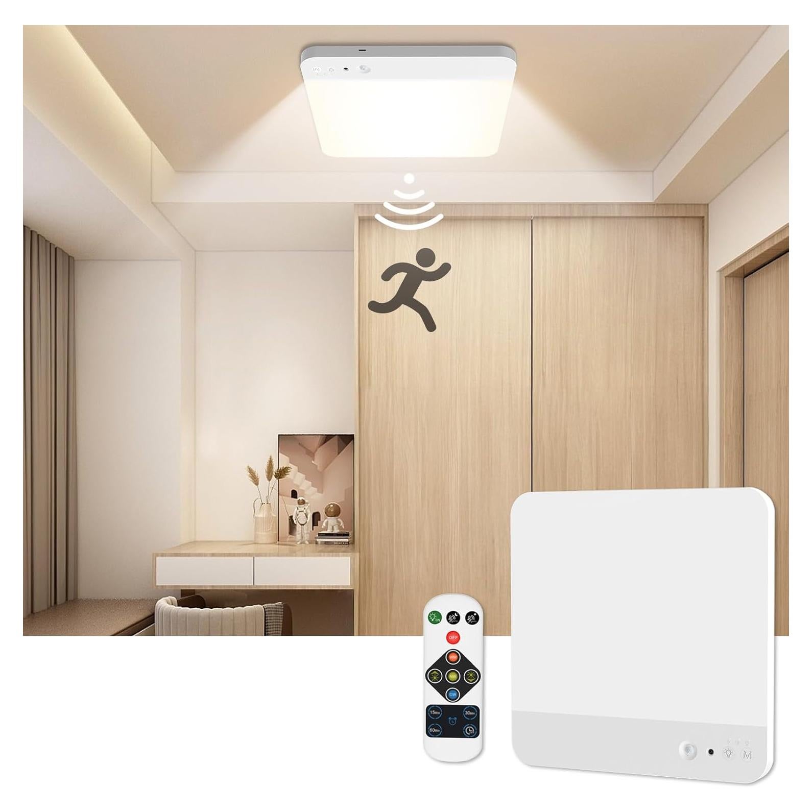 Luz de Armario Recargable TOOWELL con Sensor de Movimiento 400 Lúmenes