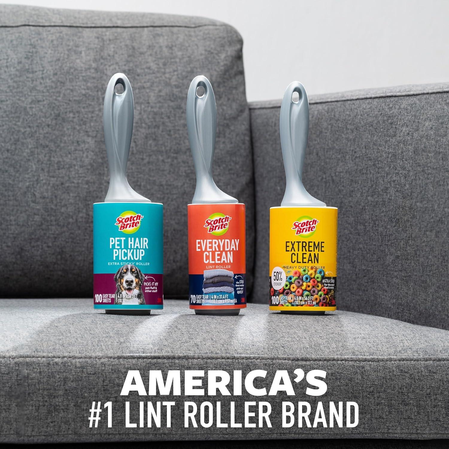 Rodillo Quitapelusas Scotch-Brite Extreme Clean 200 Hojas