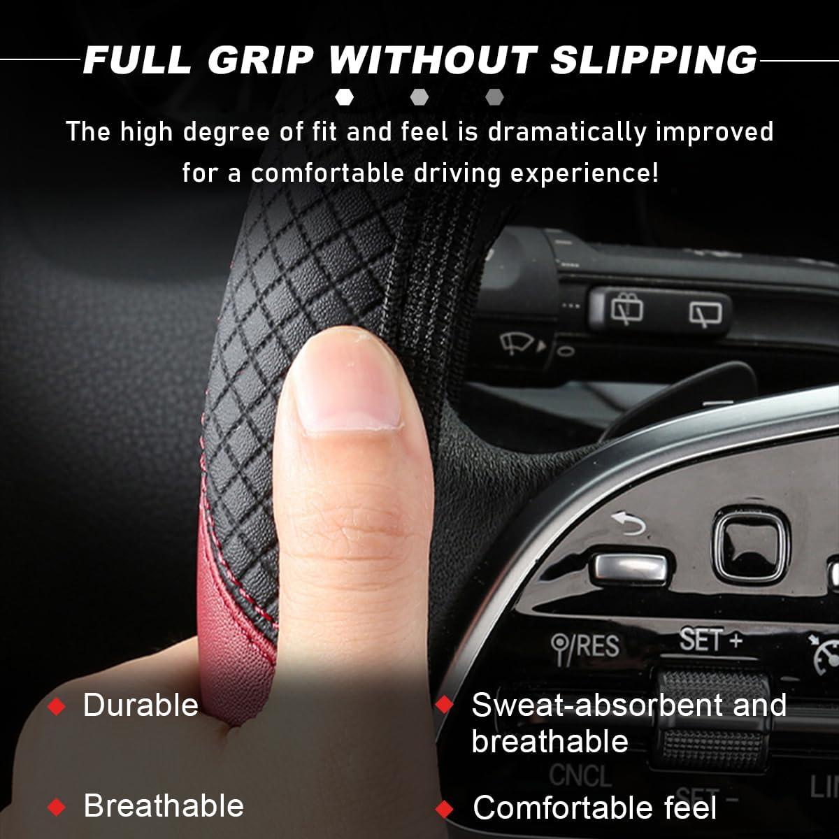 Cubierta de Volante de Coche DXNQ 38 cm Beige Antideslizante