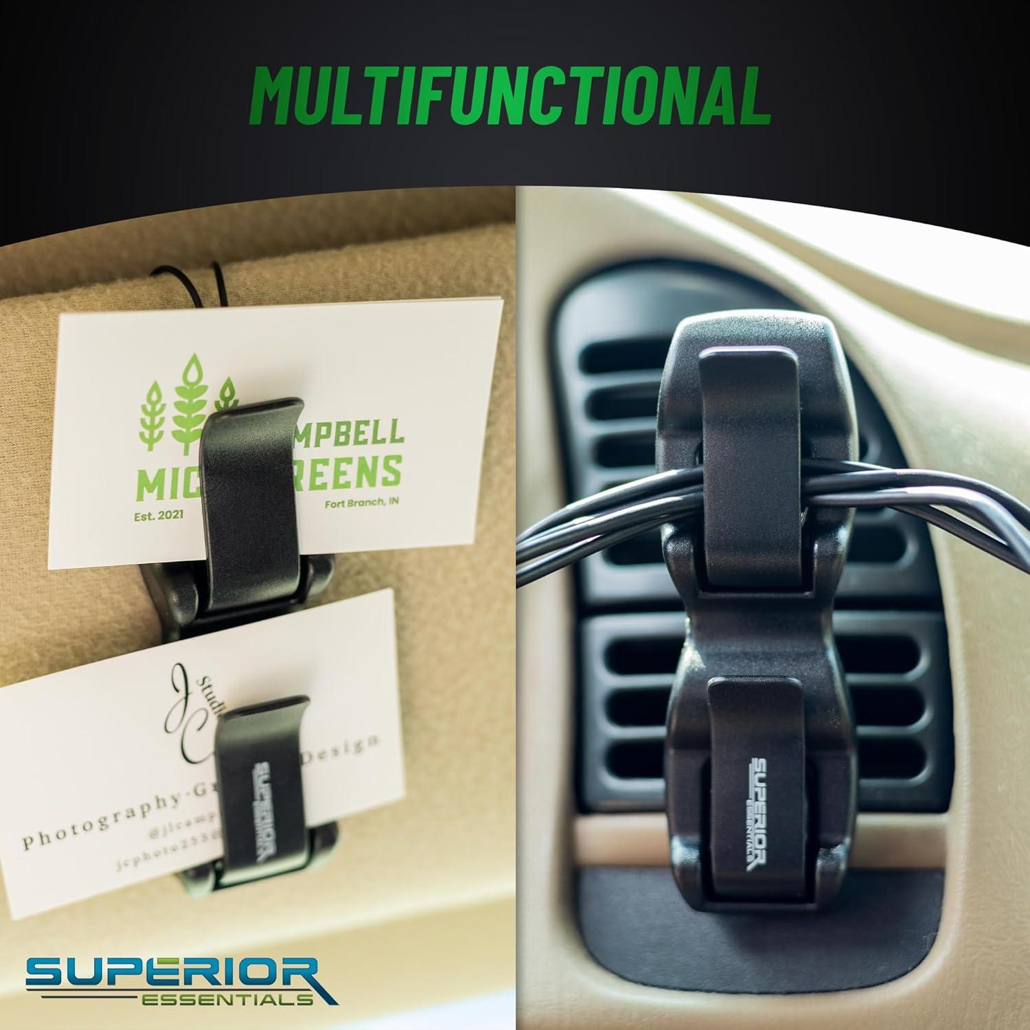 Soporte de Gafas de Sol para Visera de Coche Superior Essentials