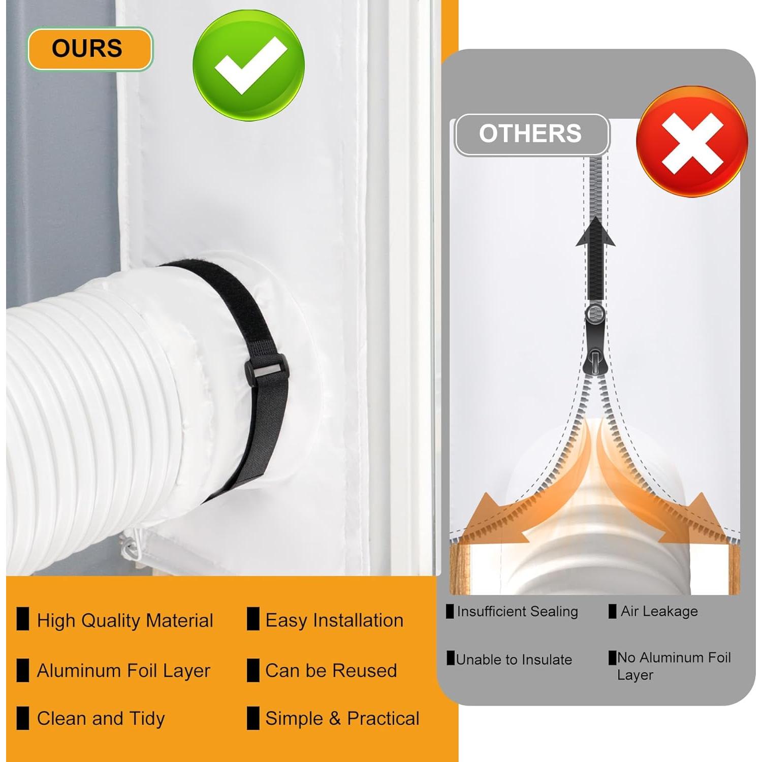 Kit de Sello de Ventana LBG para Aire Acondicionado 10x102cm