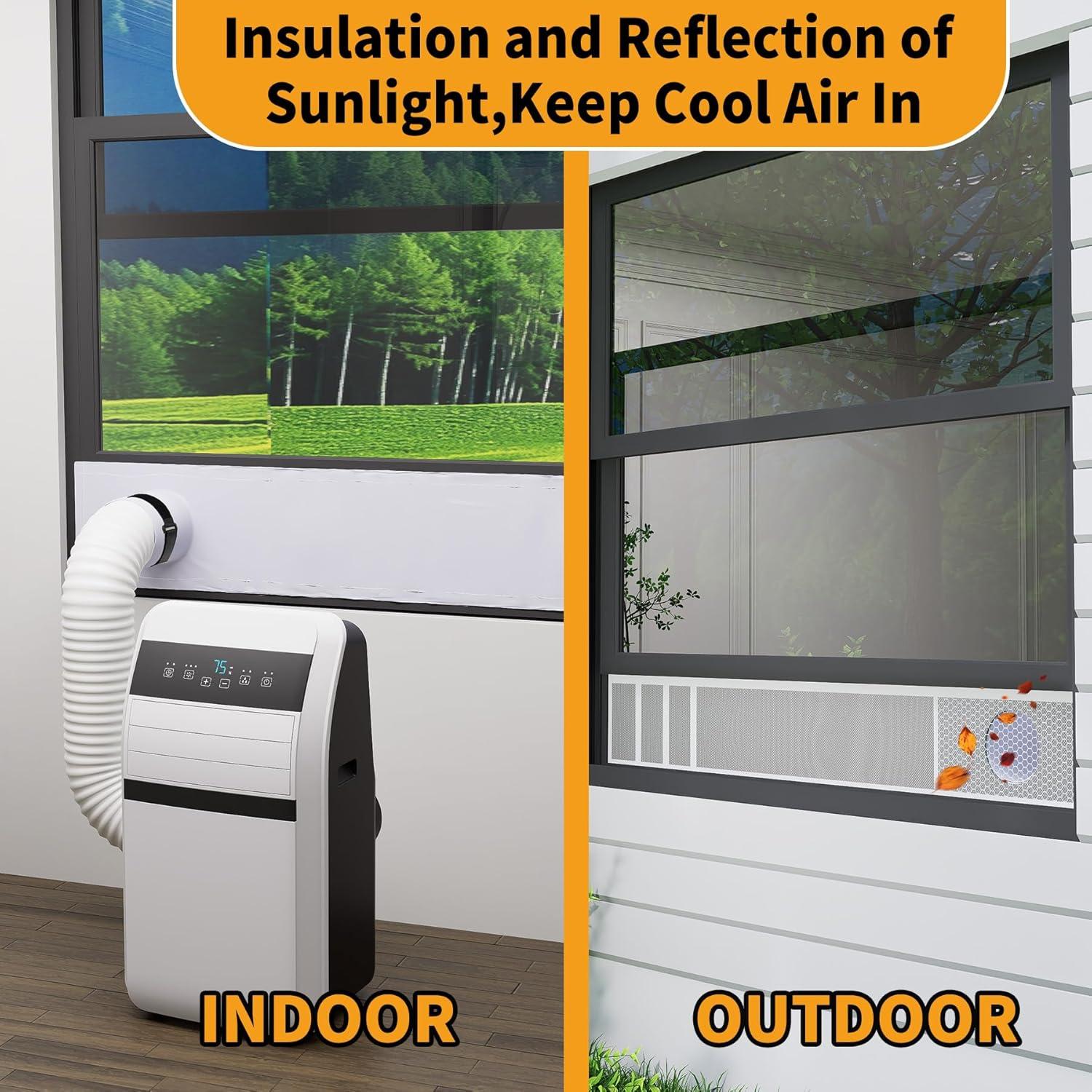 Kit de Sello de Ventana LBG para Aire Acondicionado 10x102cm