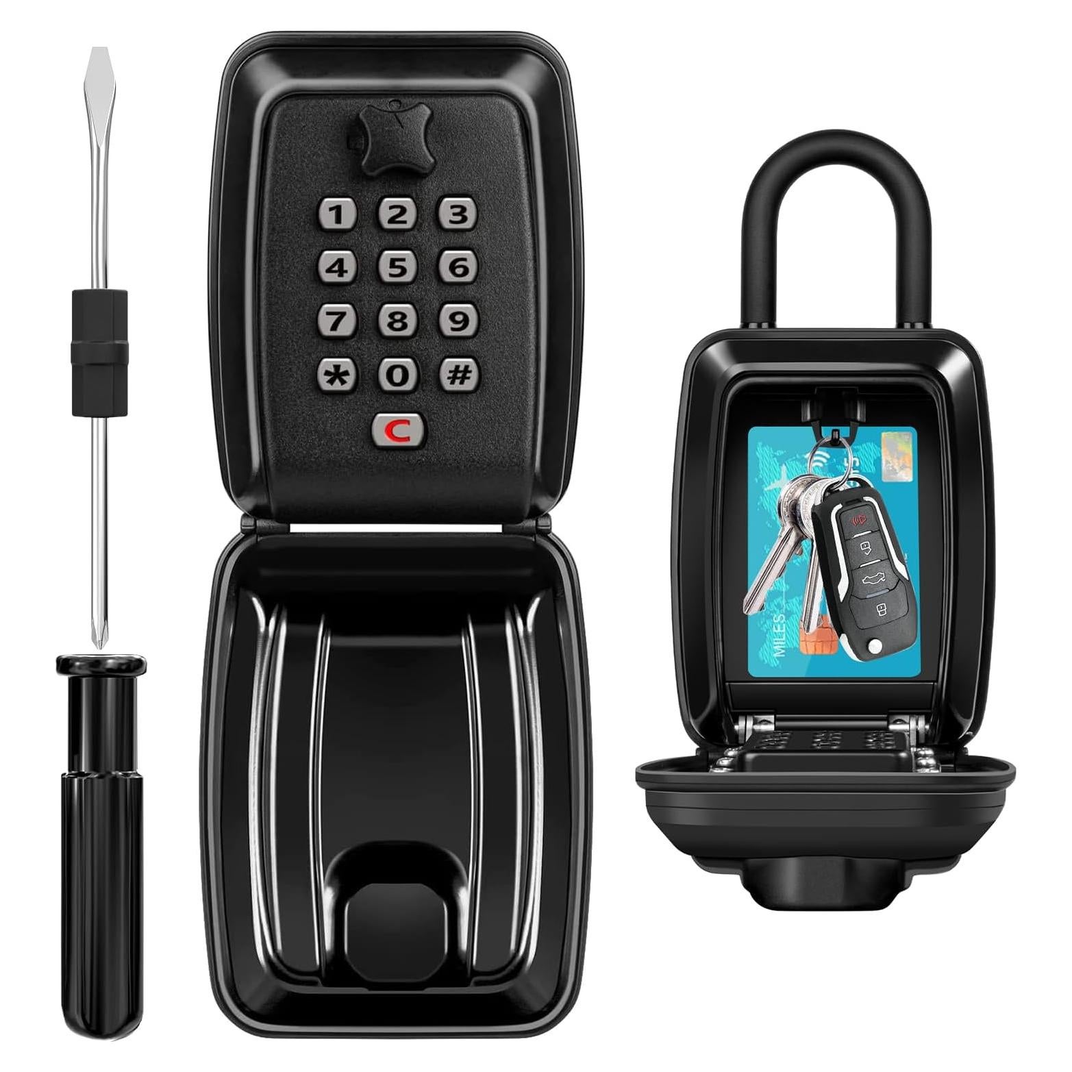 Caja de Llave con Combinación HUANLANG Impermeable 12 Dígitos