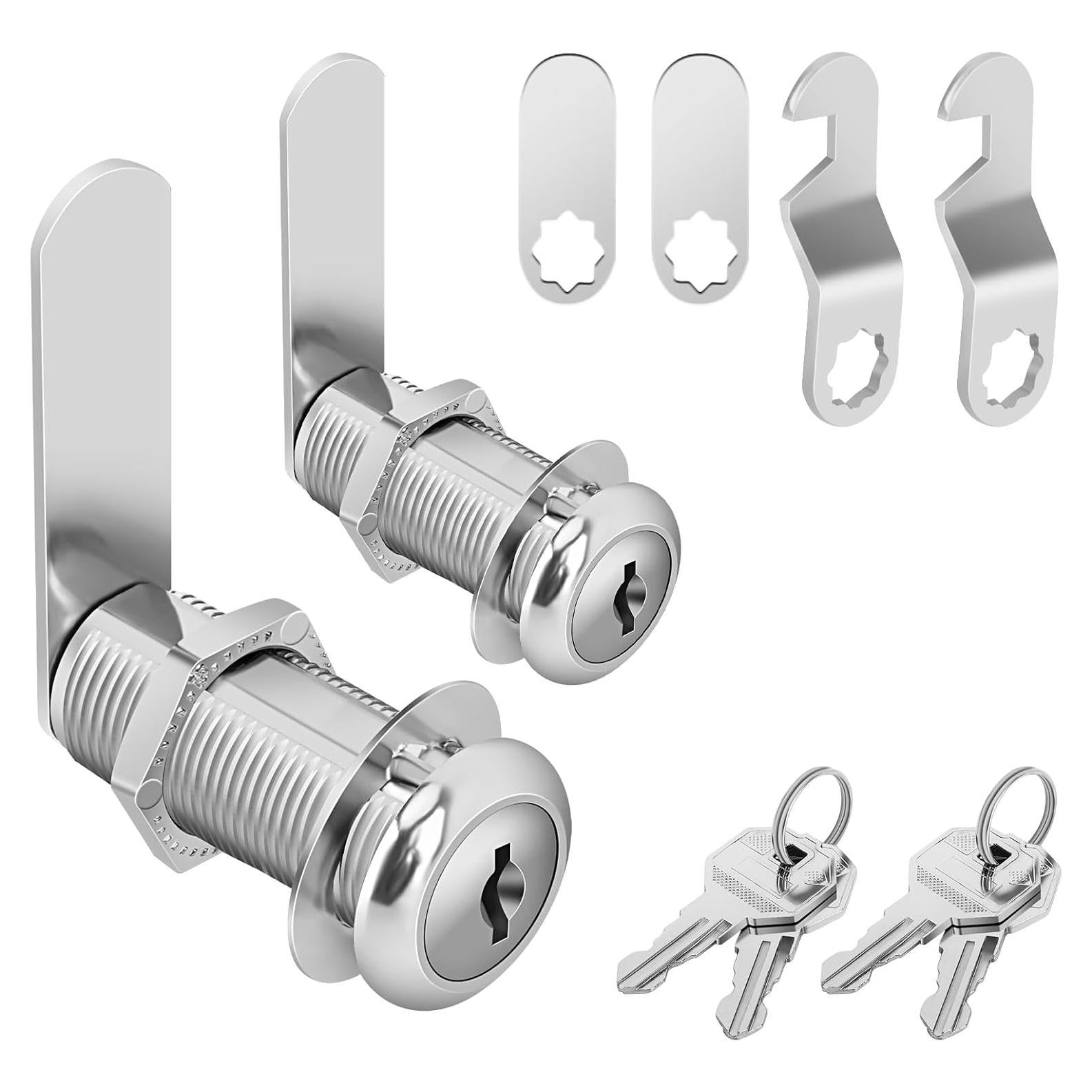 Cerraduras de Gabinete con Llave Diferente Pertinel 1.5" 2 Piezas