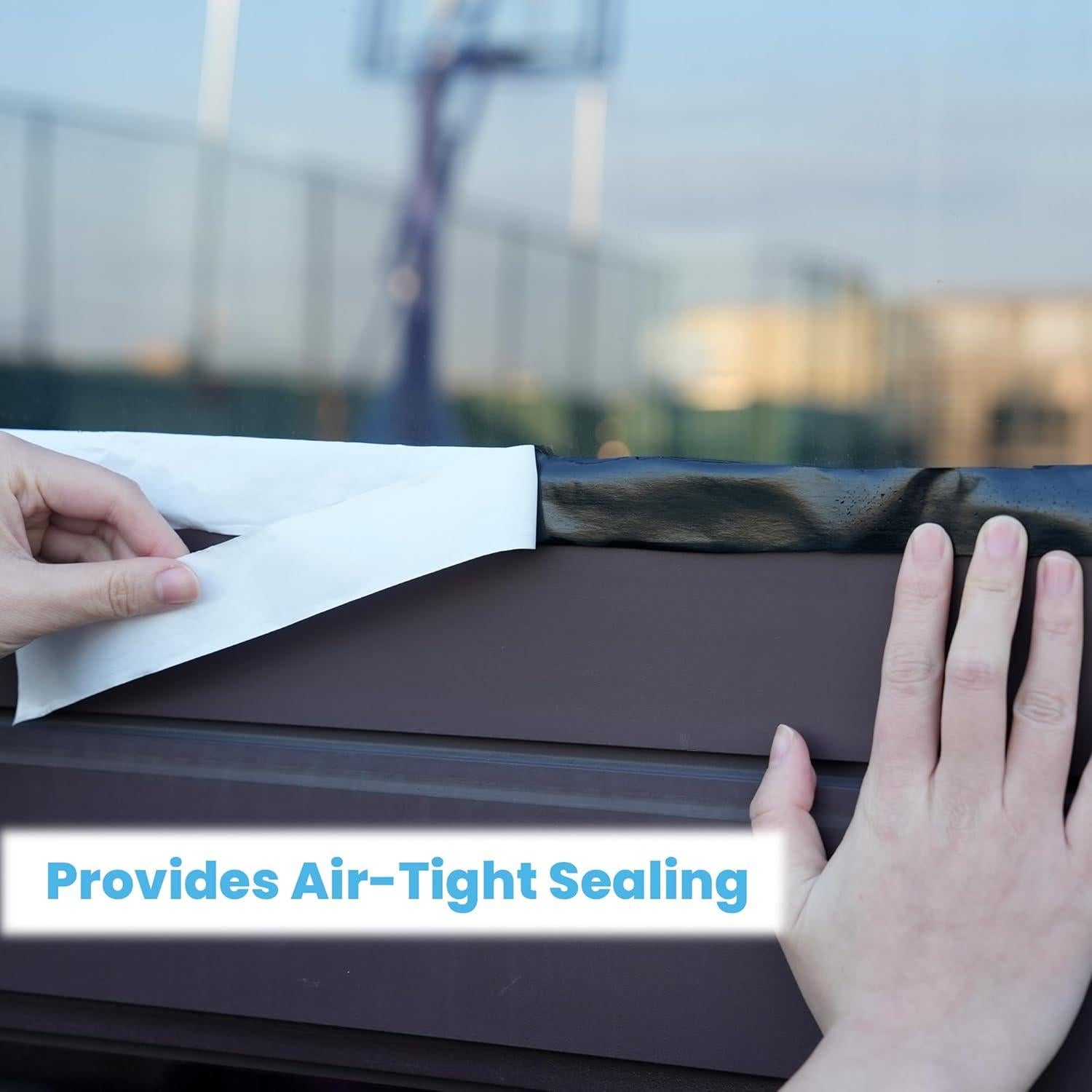 Cinta de Masilla Butílica Negra TAPEBEAR 1,27cm x 9,14m