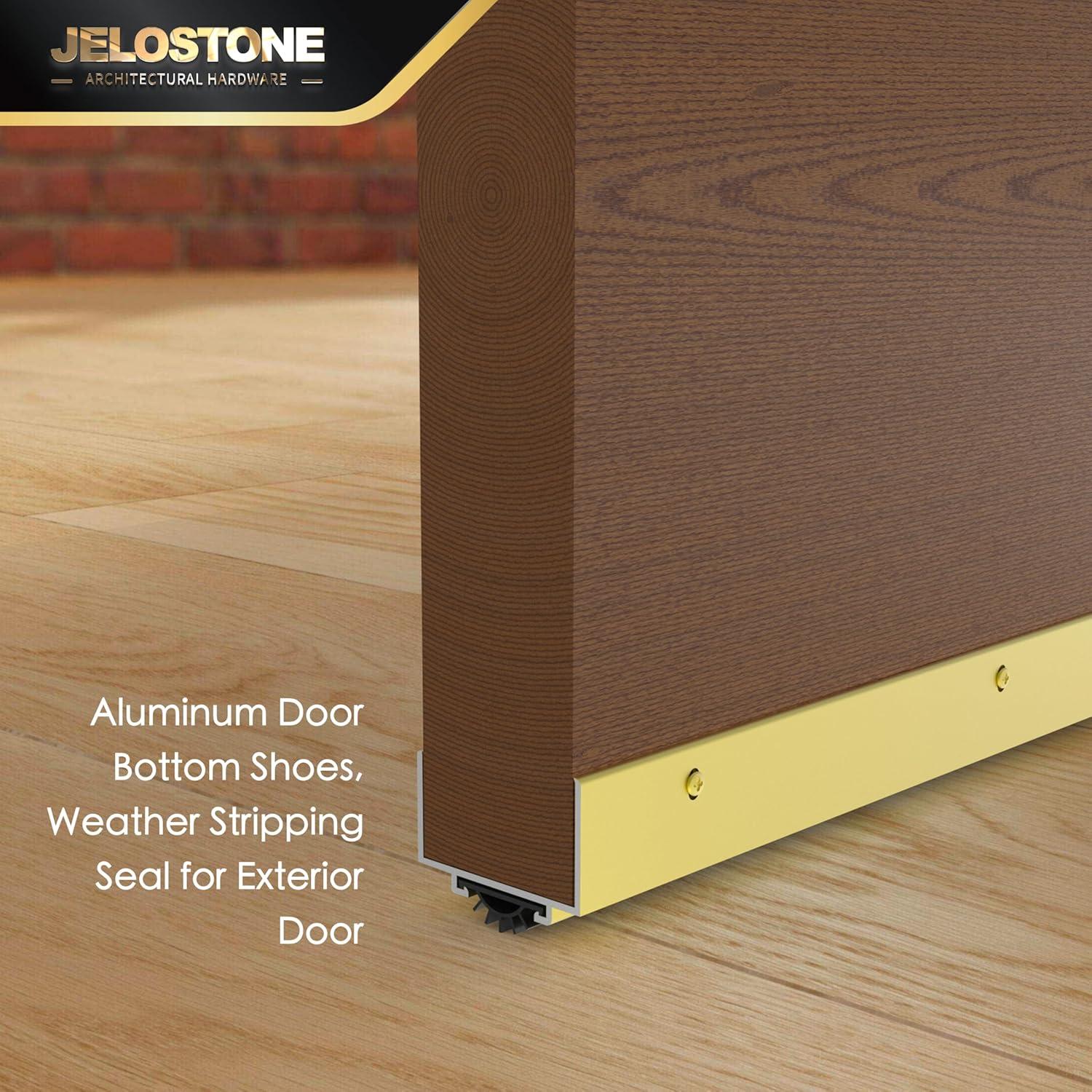 Zapato Inferior de Puerta Aluminio JELOSTONE 91.4 cm Dorado
