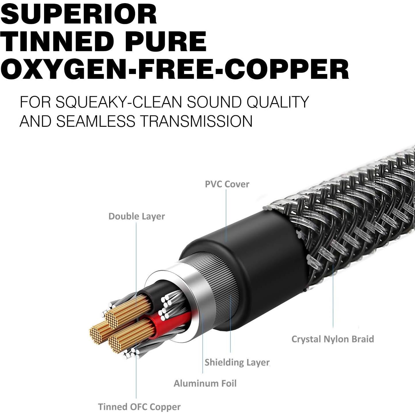 Divisor de Audio Estéreo 3.5mm DuKabel - 1 a 2 Conectores