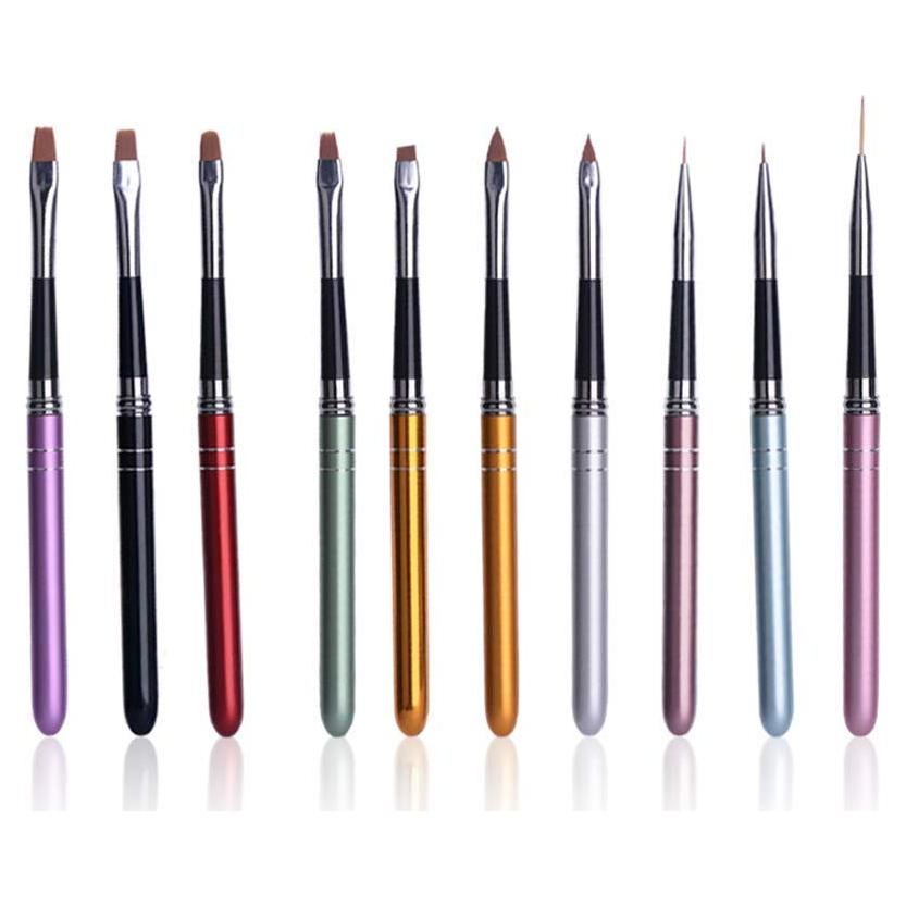 Set de 10 Pinceles para Uñas BoutiqueMall-USA - Arte y Diseño