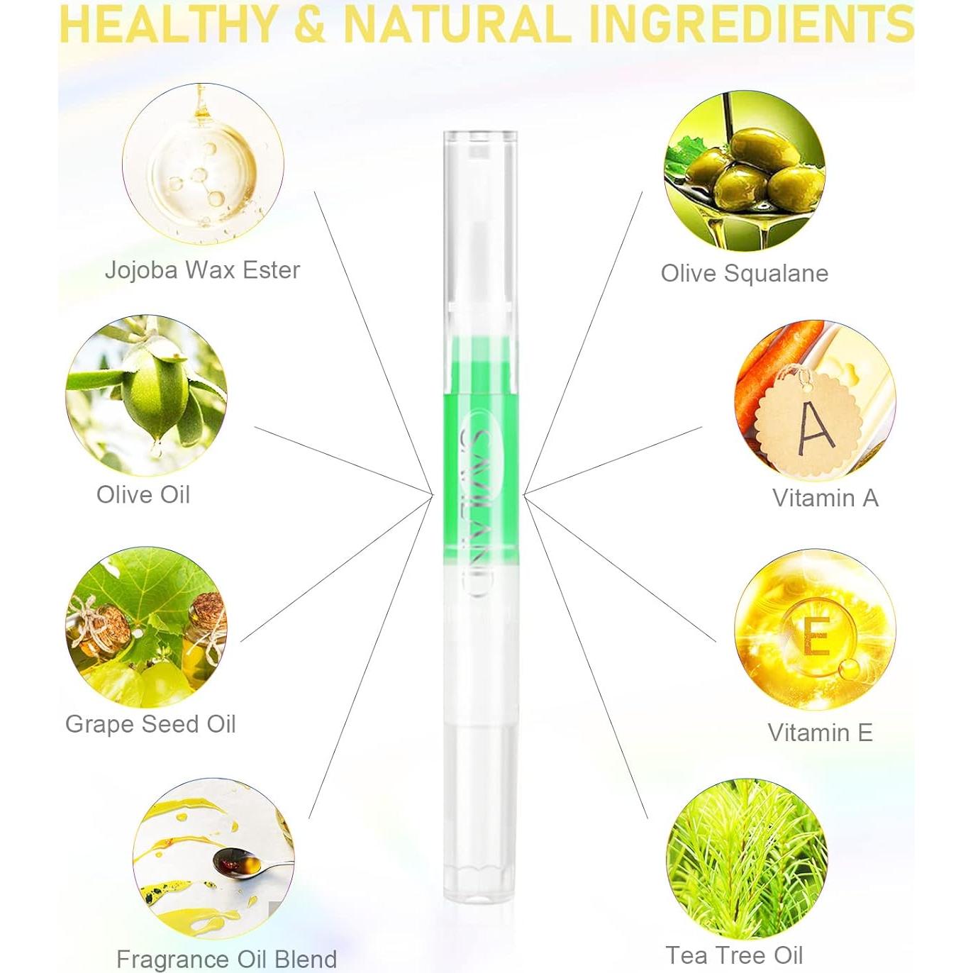 Bolígrafo de Aceite para Cutículas SAVILAND 6PCS 2.36ml