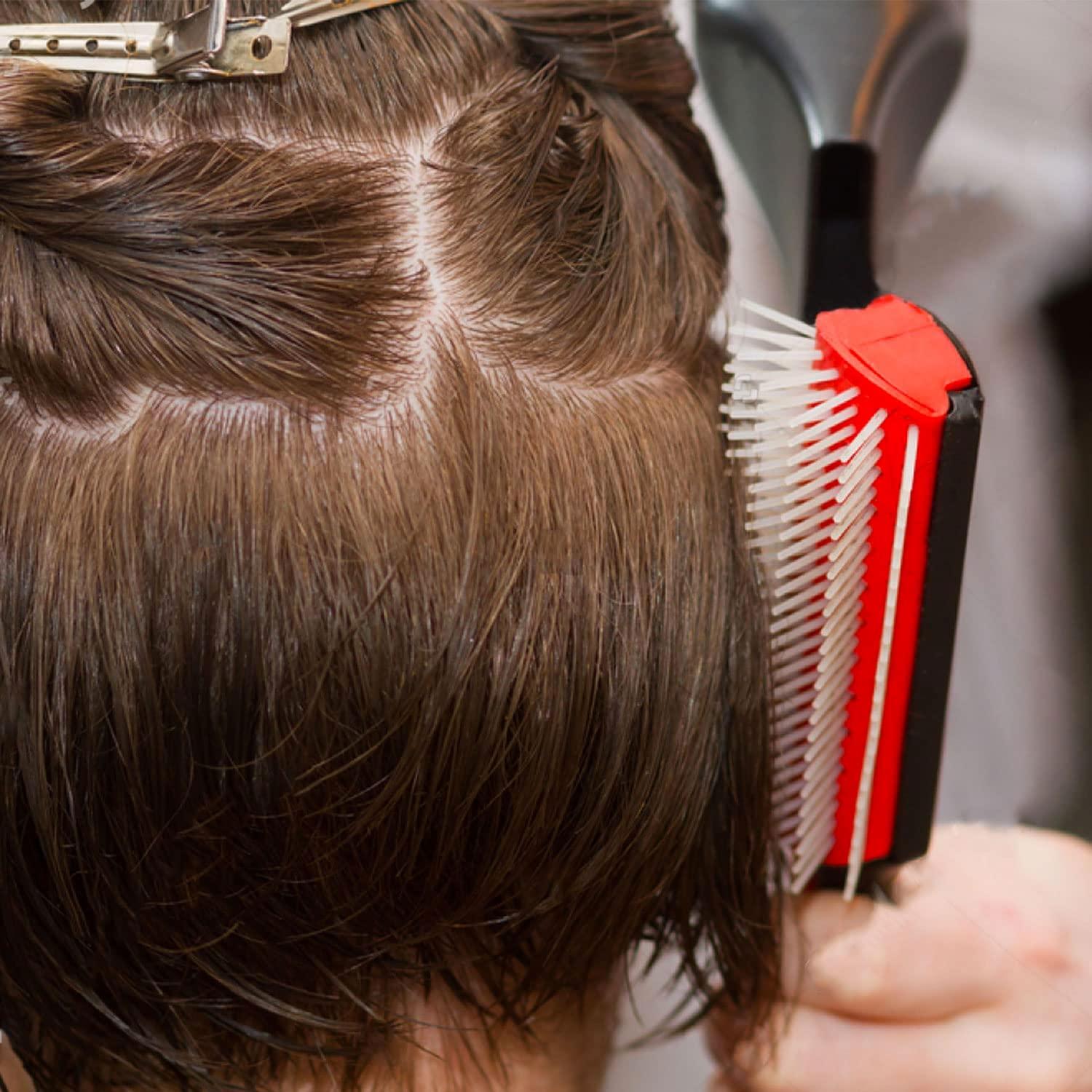 Juego de 5 Cepillos Desenredantes Nylon - Negro - 24.1x9.9cm