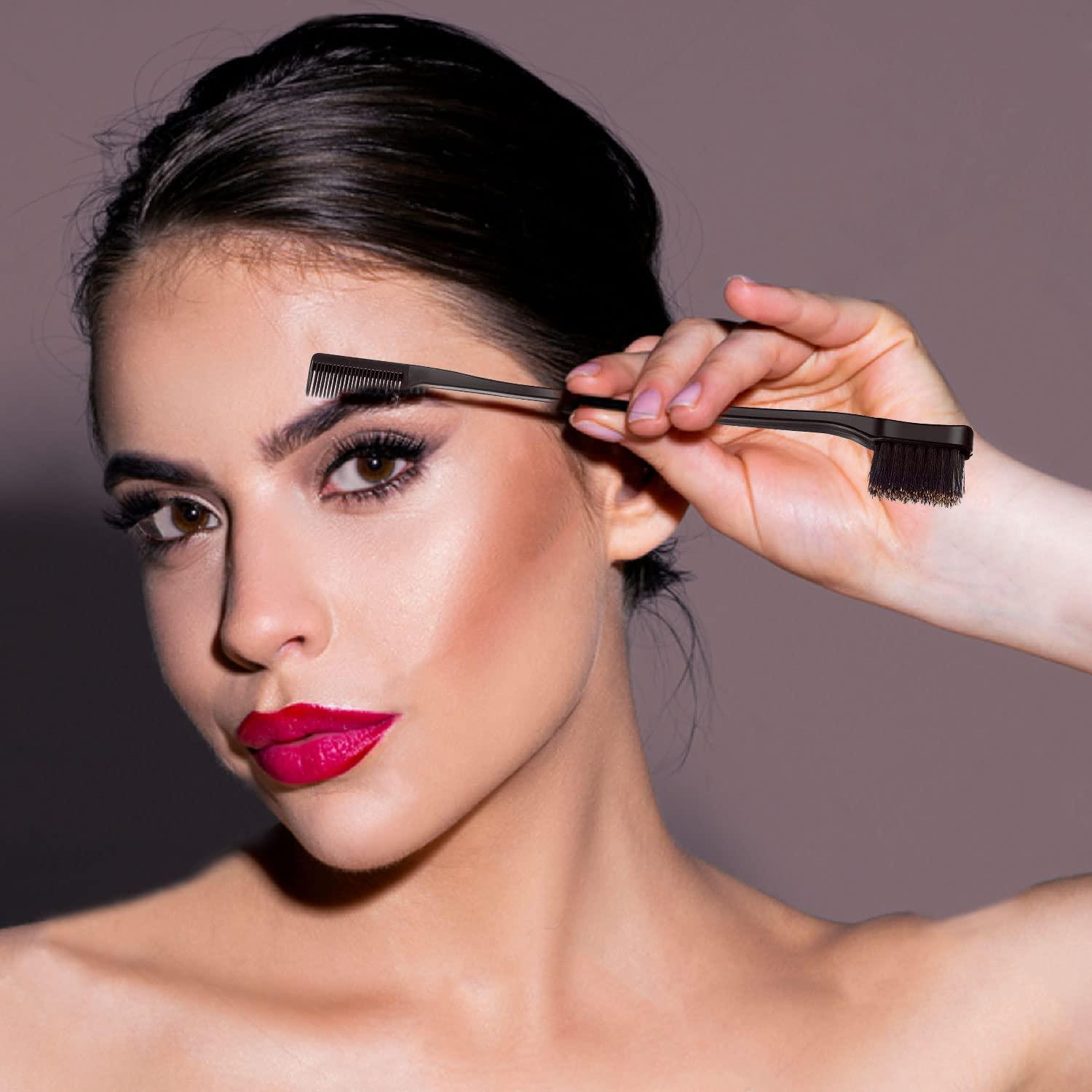 Juego de 5 Cepillos Desenredantes Nylon - Negro - 24.1x9.9cm