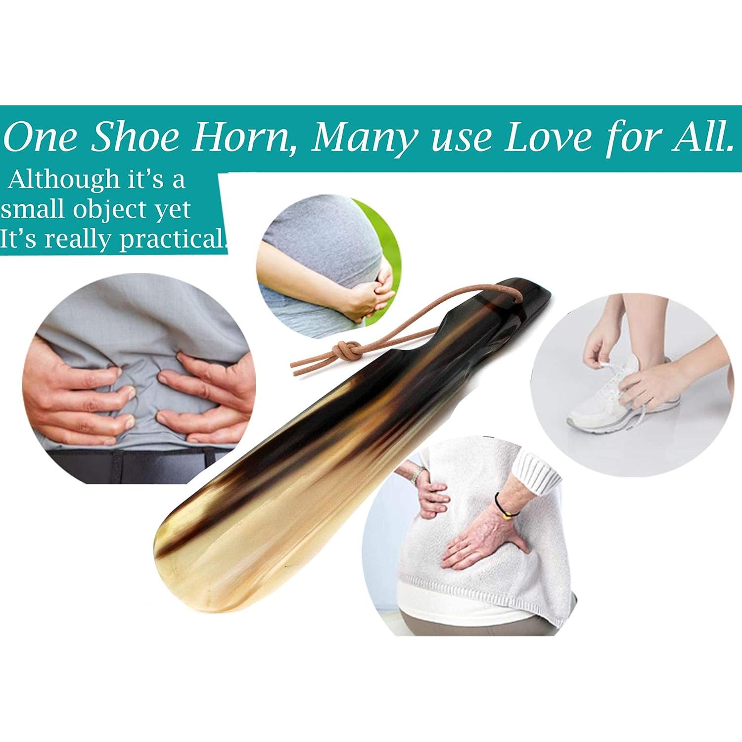 Cuchara para Zapatos 5MOONSUN5 de Cuerno Real 17.78 cm