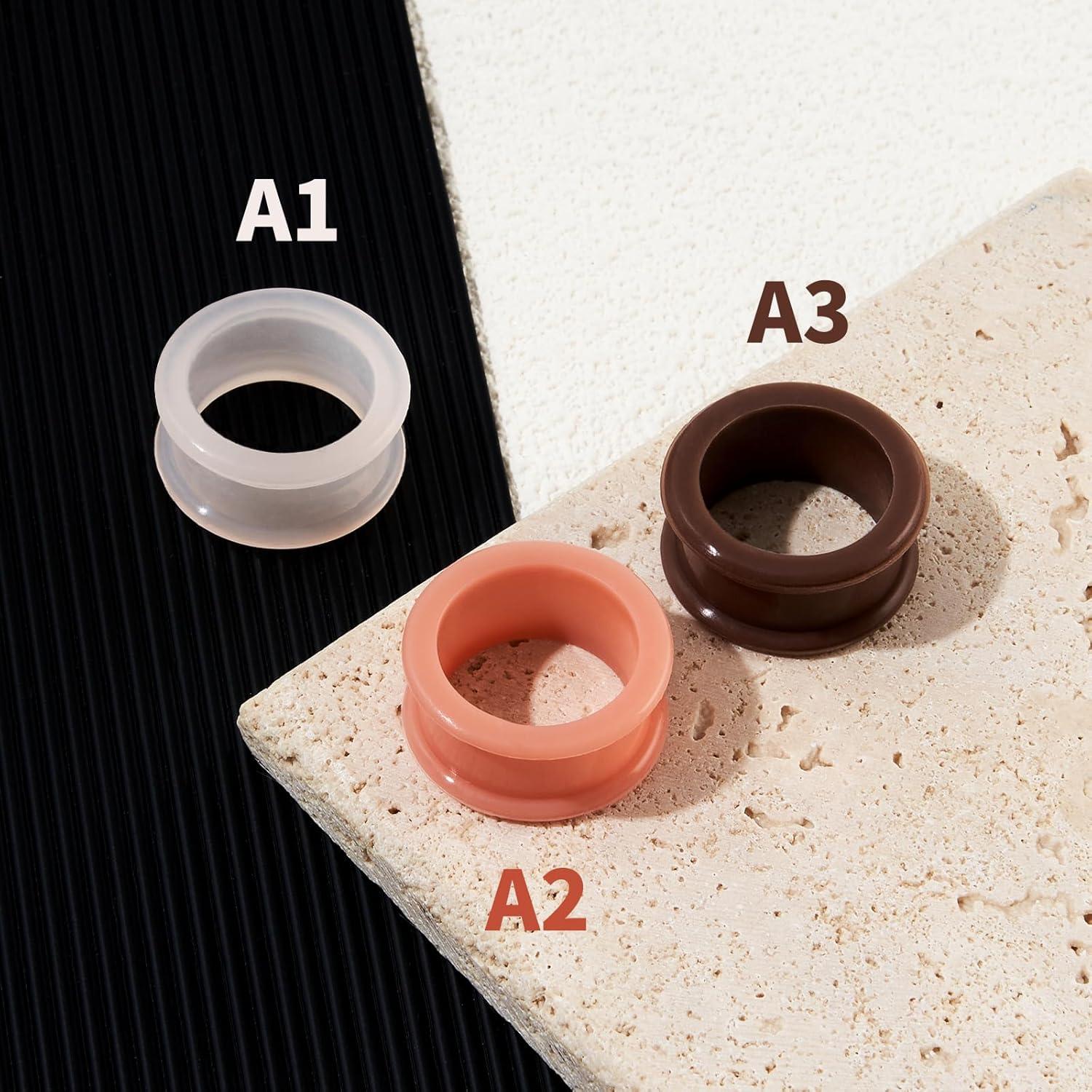 Longbeauty Kit de Túneles de Silicona 20 Piezas 2g-25mm