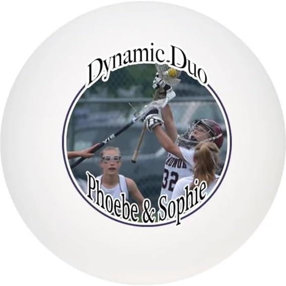 Pelota de Lacrosse Personalizada Ballstars 6.35 cm Regalo