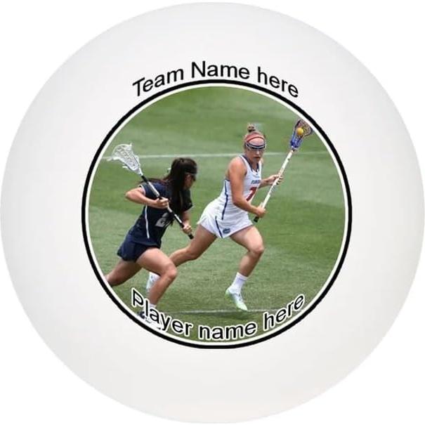 Pelota de Lacrosse Personalizada Ballstars 6.35 cm Regalo