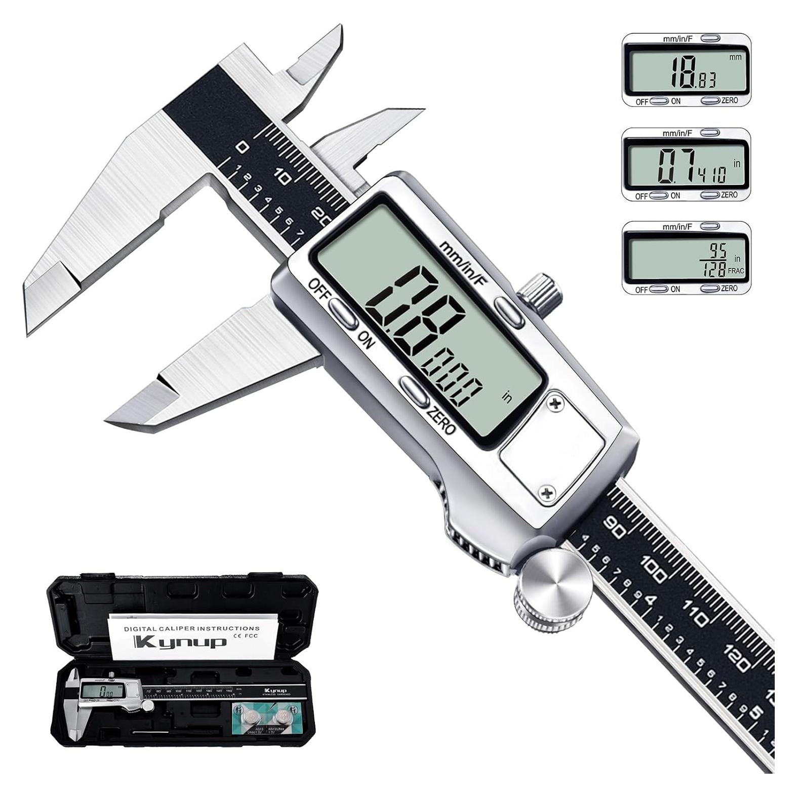 Calibrador Digital Kynup KY-21B 150 mm Acero Inoxidable