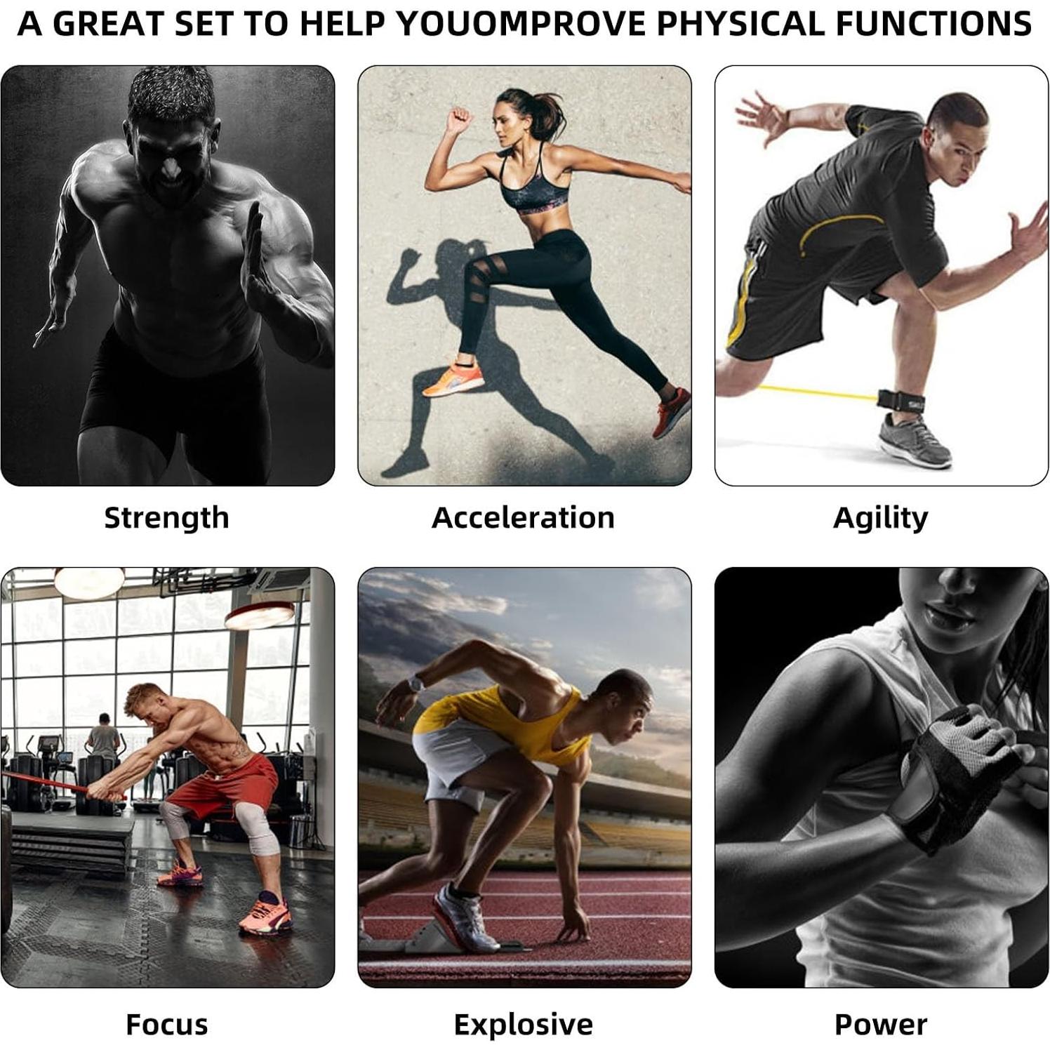 Conjunto de Entrenamiento OYINDIZ 8 Piezas Resistencia Agilidad