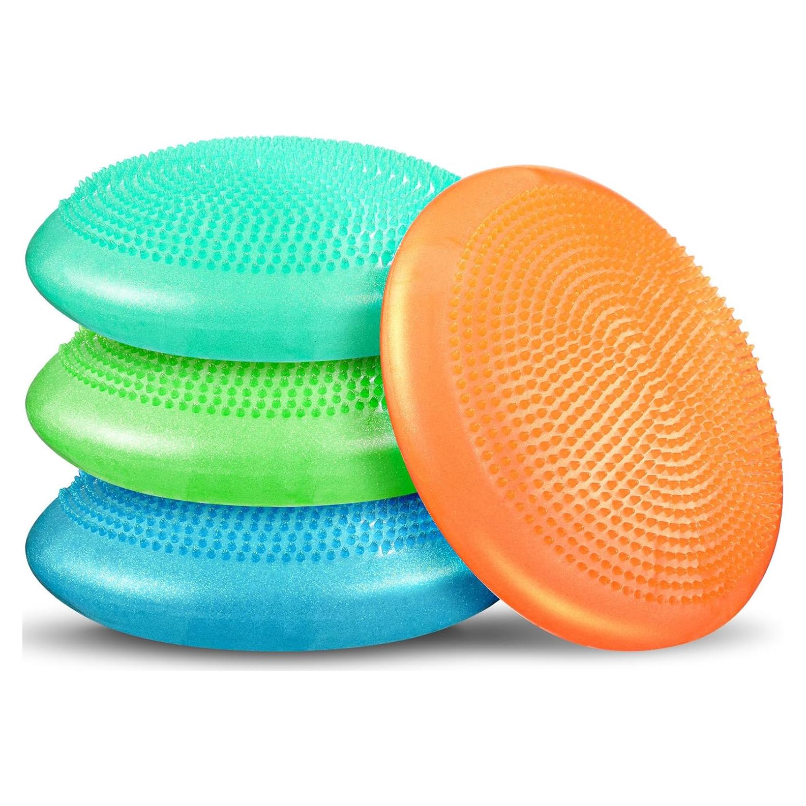 Cojín Sensorial Libima 4 Pcs Balanceo 33 cm PVC Multicolor