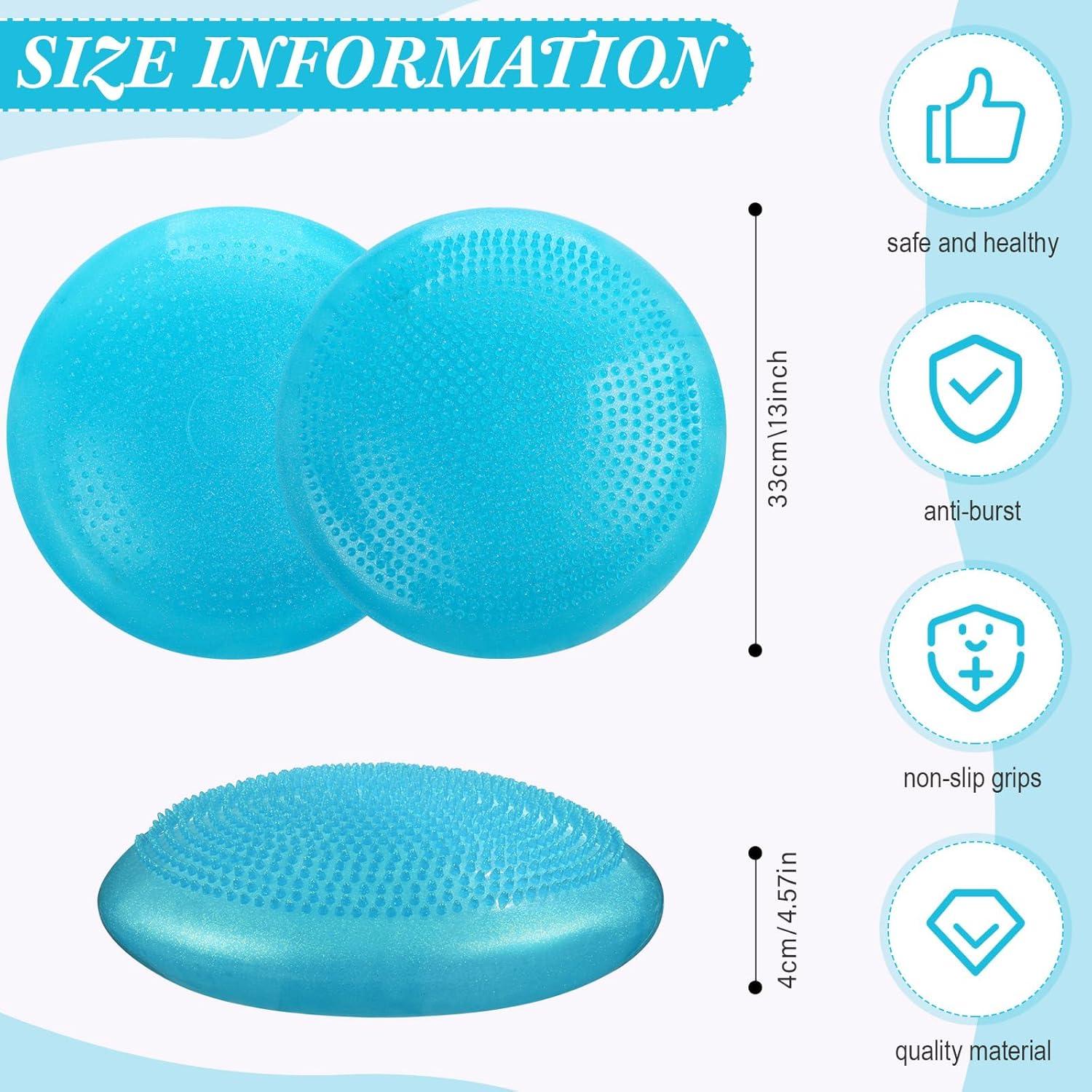 Cojín Sensorial Libima 4 Pcs Balanceo 33 cm PVC Multicolor