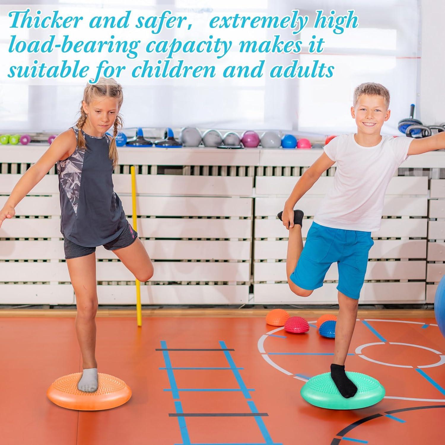 Cojín Sensorial Libima 4 Pcs Balanceo 33 cm PVC Multicolor