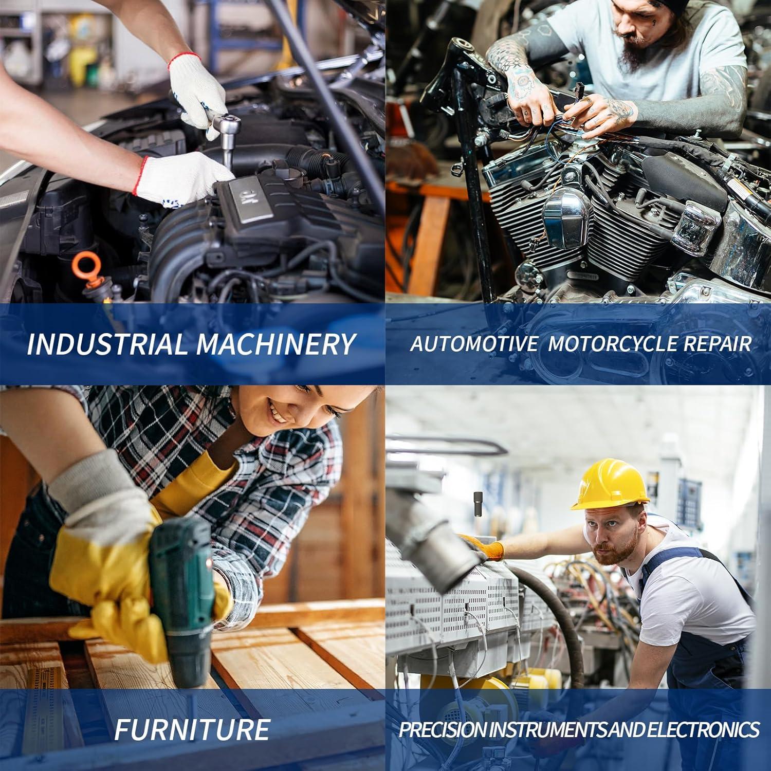 Kit de 390 Tornillos Autoperforantes Acero Inoxidable GOOBETTER