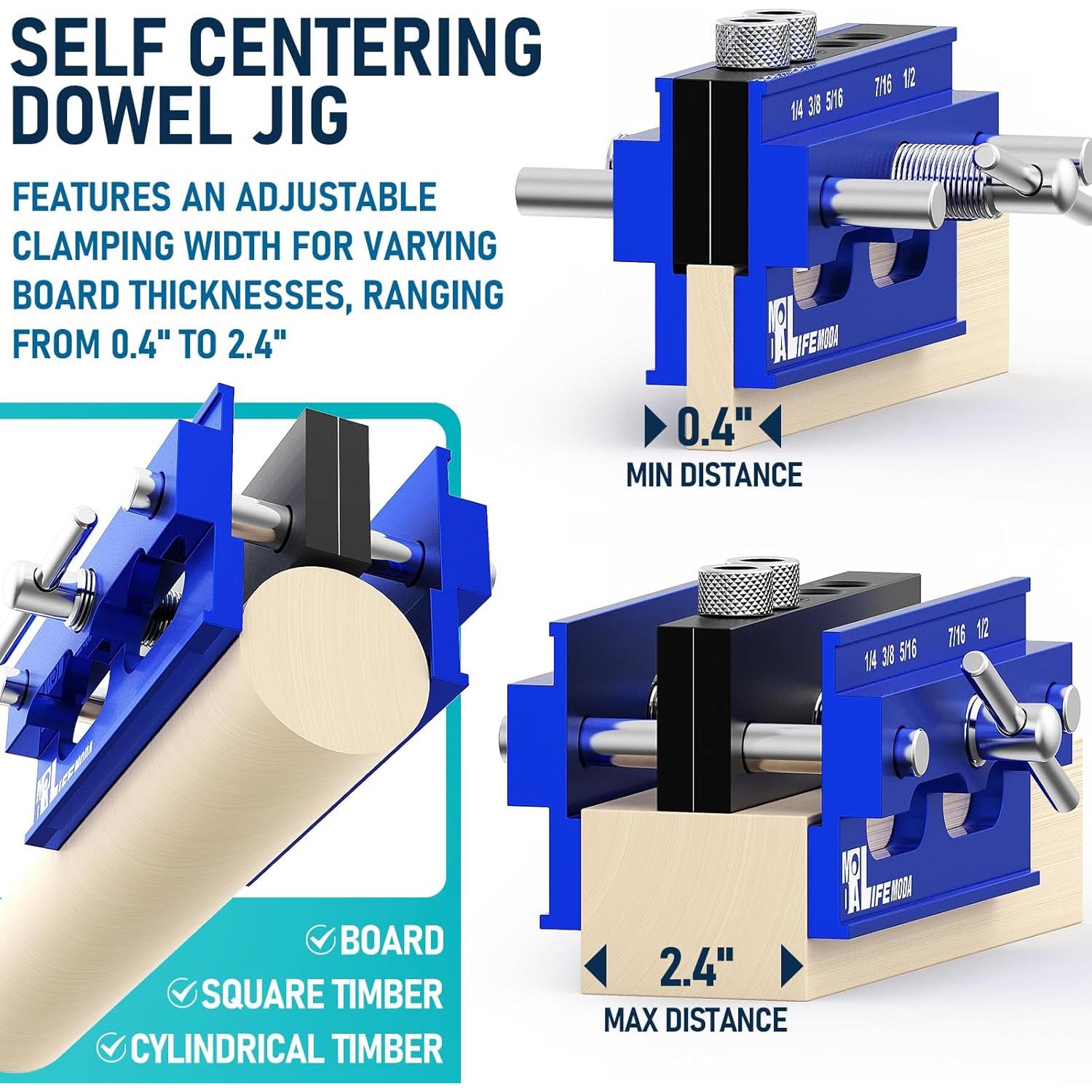 Kit de Plantilla de Alineación Automática LIFEMODA - Taladro Ajustable