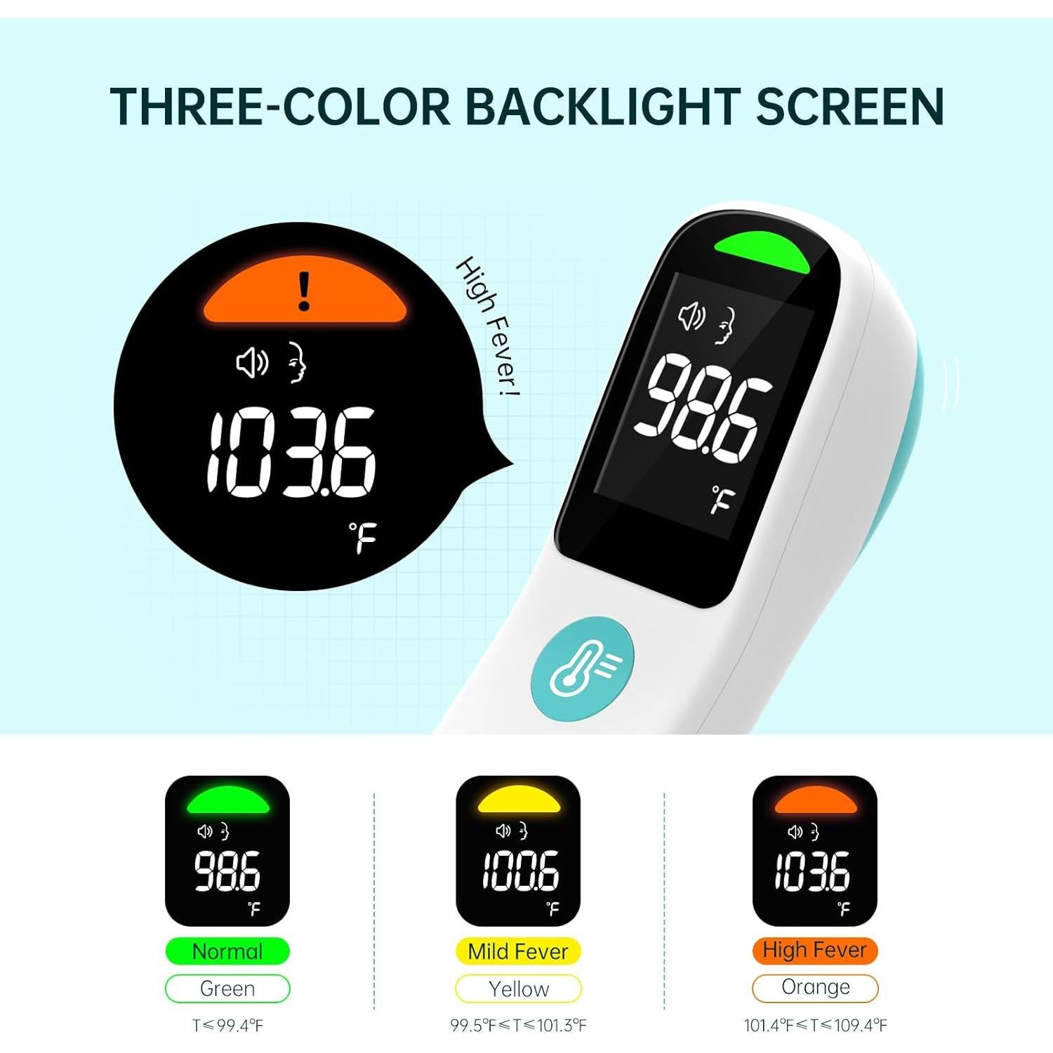 Termómetro Digital Infrarrojo Femometer Family K8832US Blanco