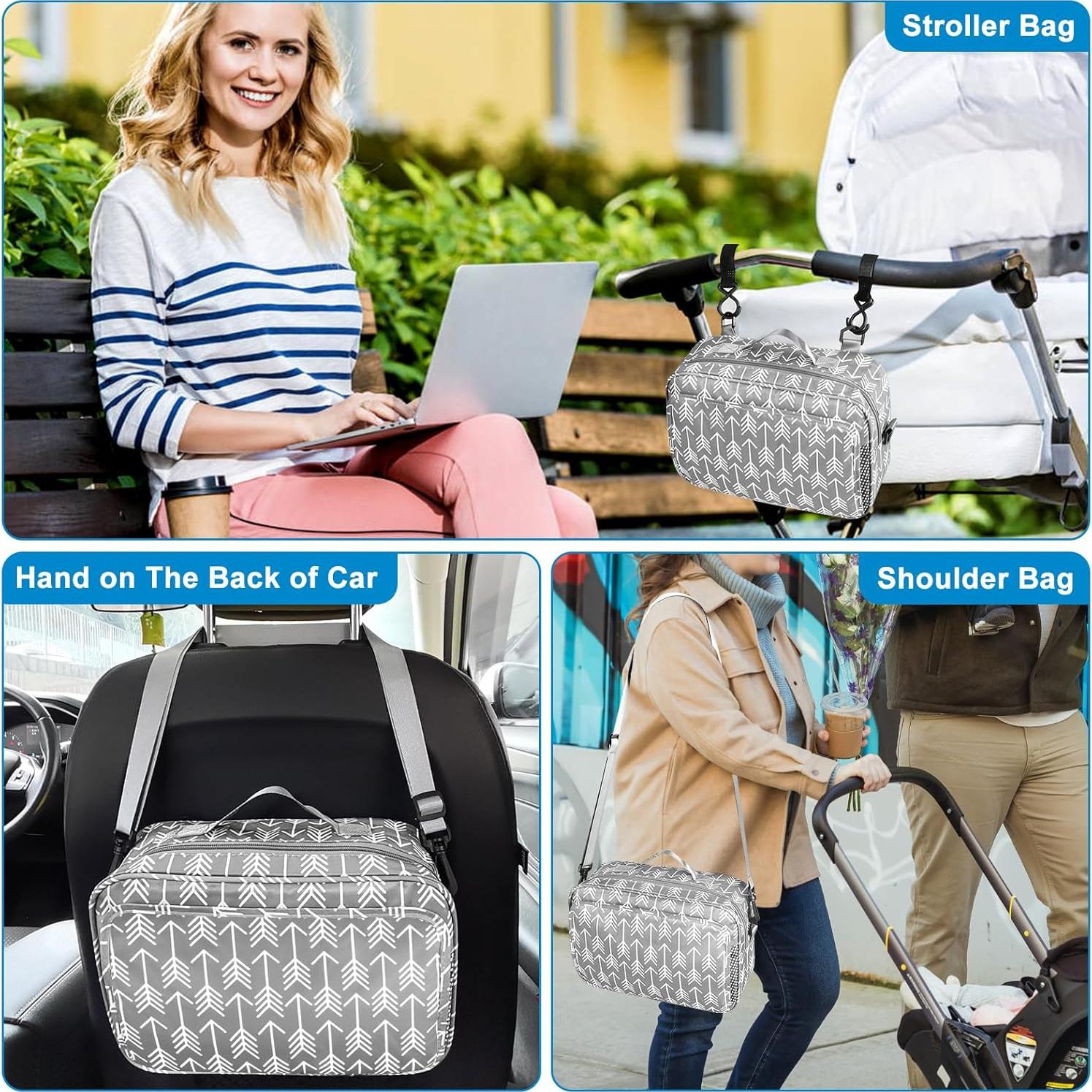 Organizador de Carrito Accmor AC8440-Arrow con Portavasos Aislado