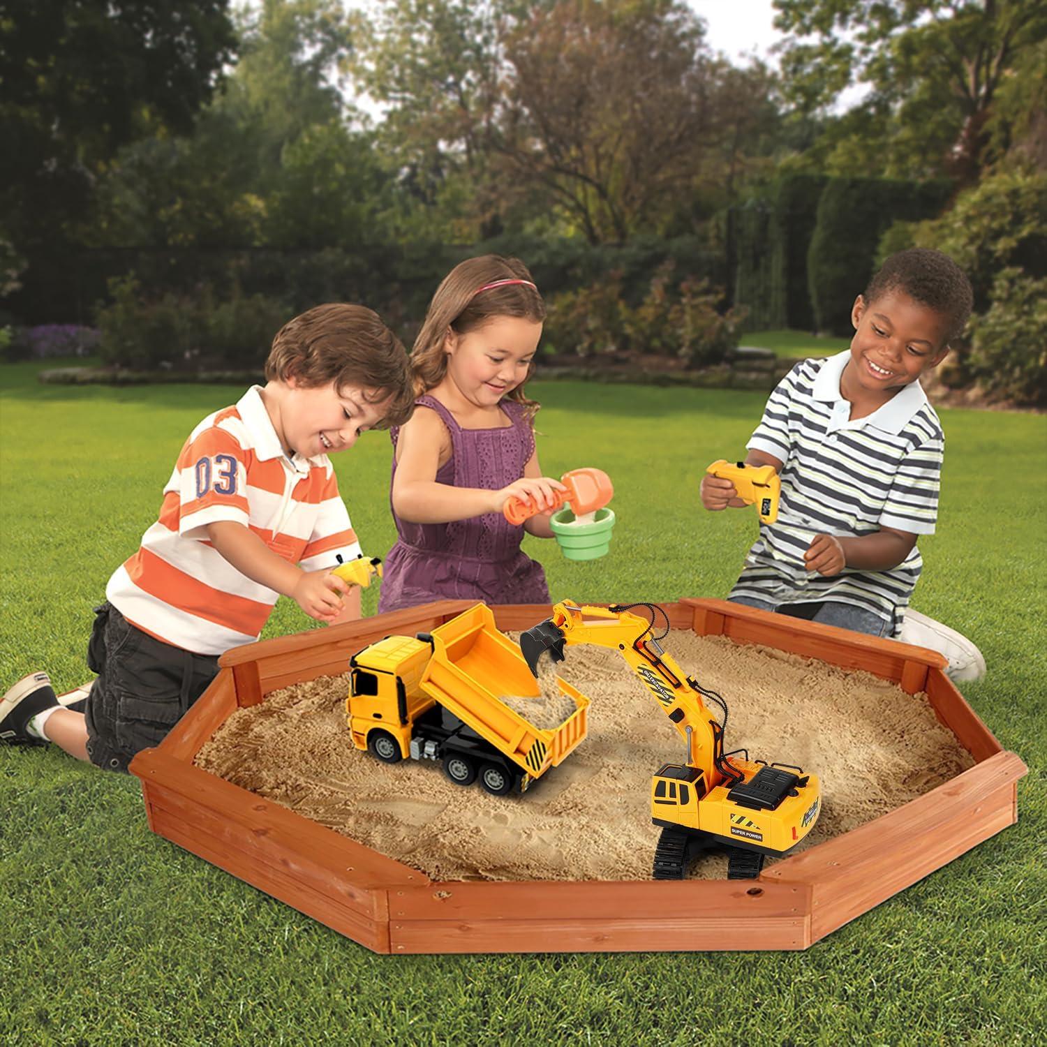 Excavadora RC GILI Control Remoto 35x12cm para Niños