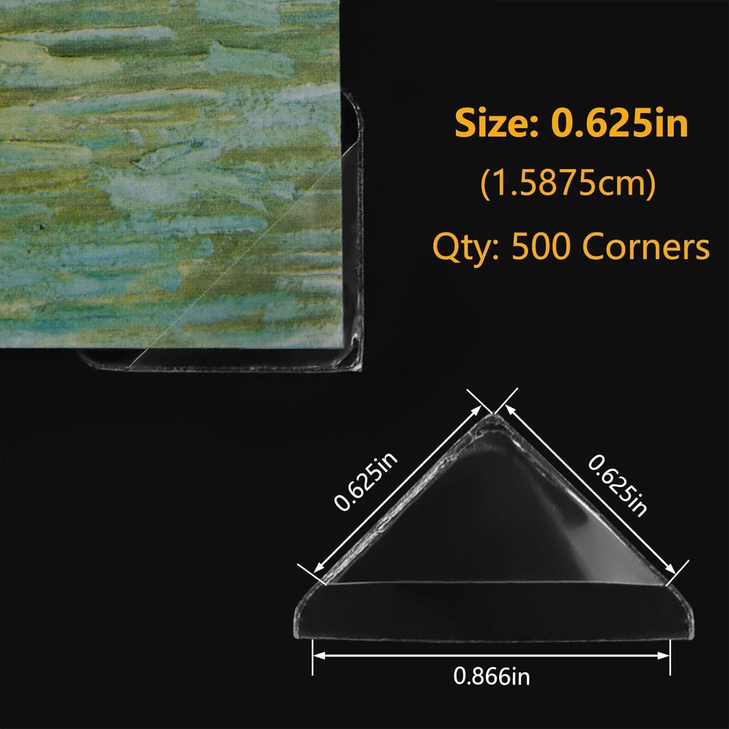 Esquinas Fotográficas Archival Autoadhesivas Lineco 1.59 cm (Paquete de 500)