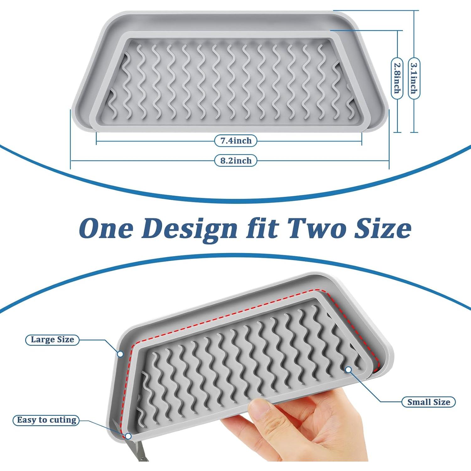 Bandeja de Goteo para Refrigerador WNYT 2P Silicona Gris