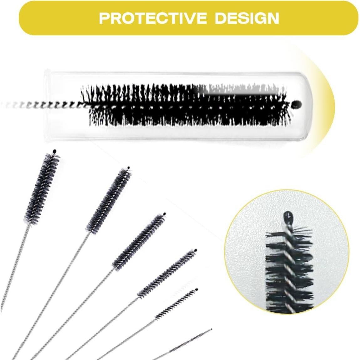 Juego de Cepillos Limpiadores de Pajitas 6 Piezas FAMILIA DE CEPILLOS