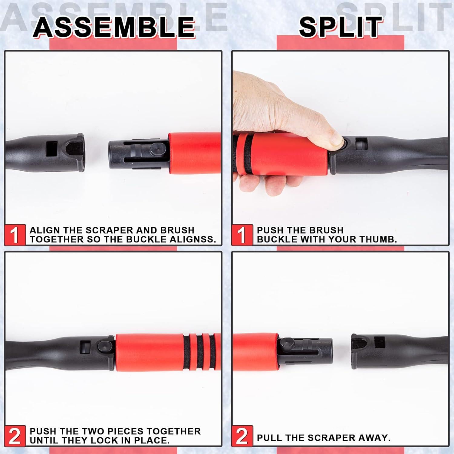 Cepillo de Nieve y Raspador de Hielo Cartman 66 cm