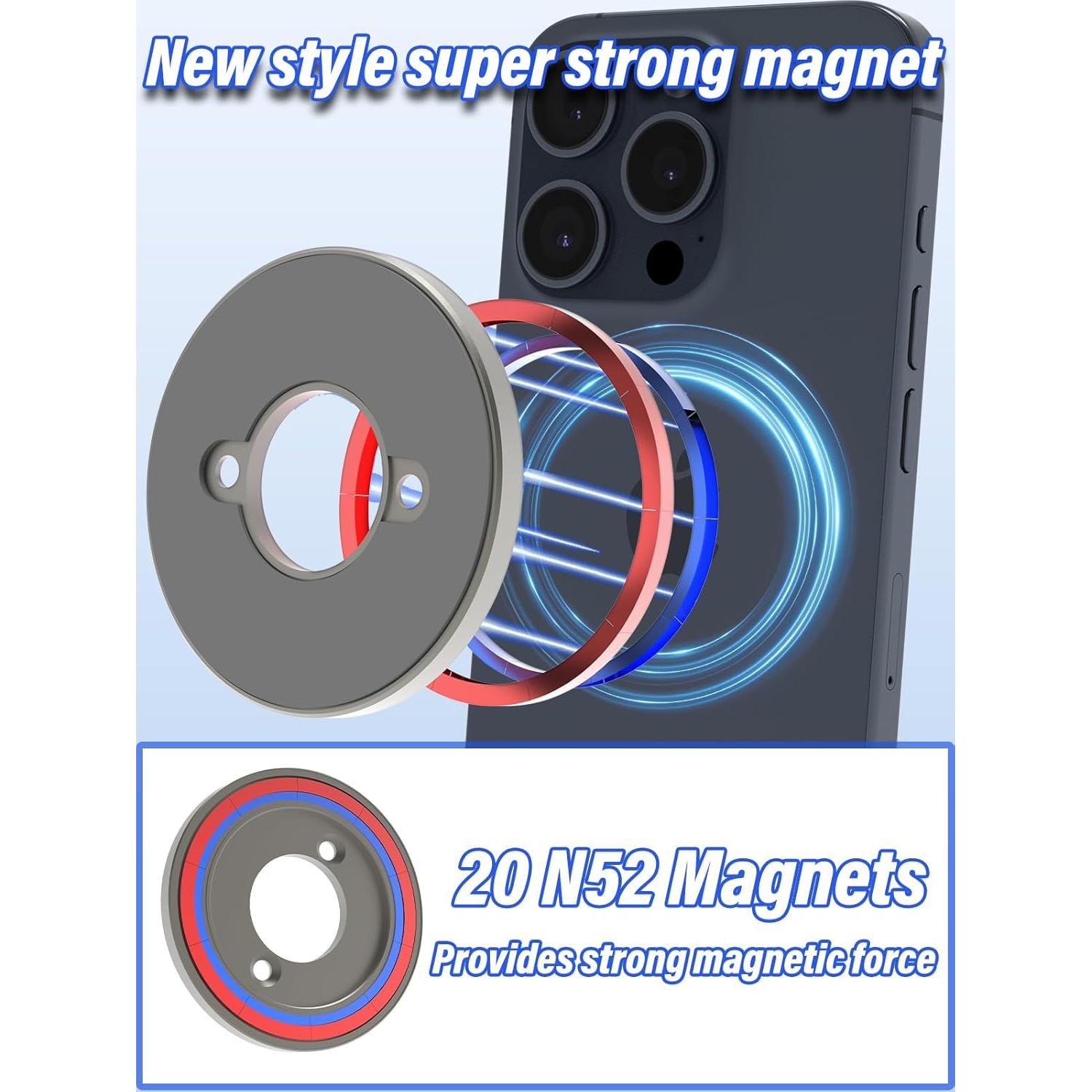 Soporte Magnético de Pared LYFICCS para Tabletas y Móviles