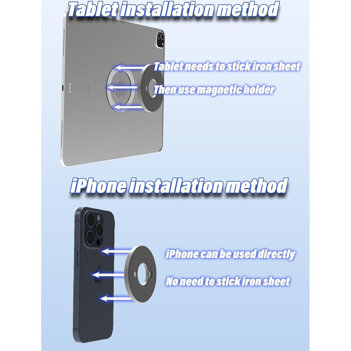 Soporte Magnético de Pared LYFICCS para Tabletas y Móviles