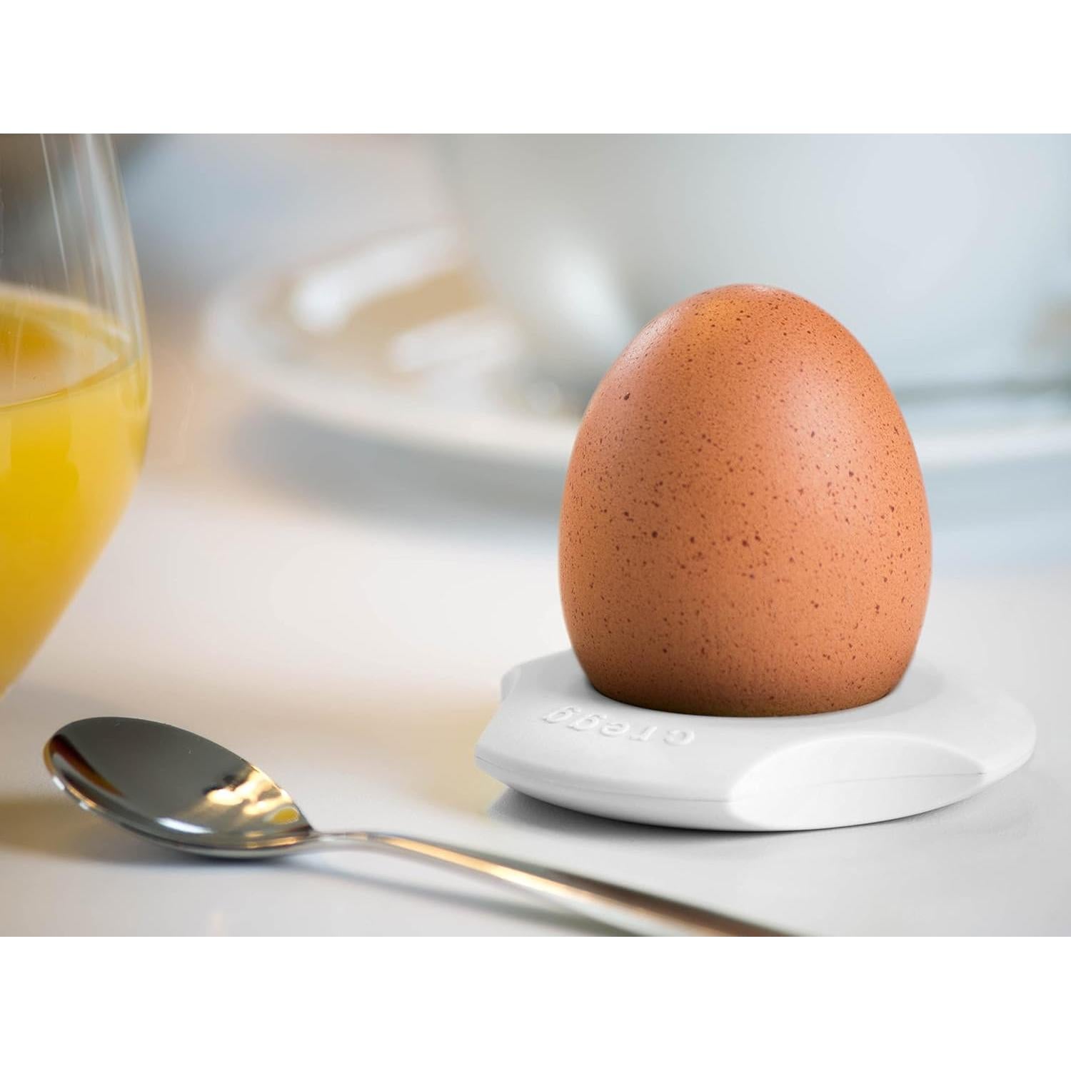 Cortador de Huevos 3-en-1 Brainstream Cregg - Blanco - Hecho en Alemania