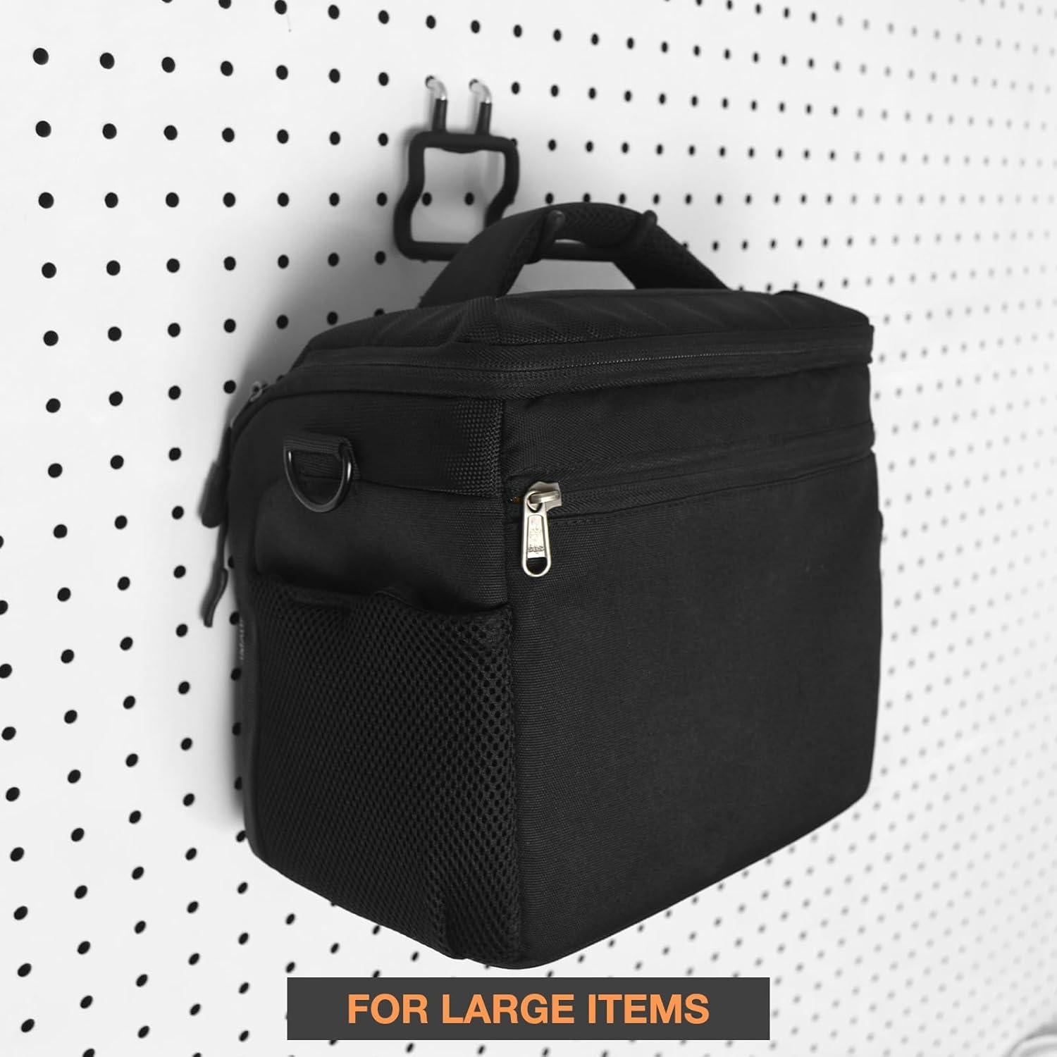 Ganchos para Tablero de Clavos G.CORE 24 Piezas Metal Negro