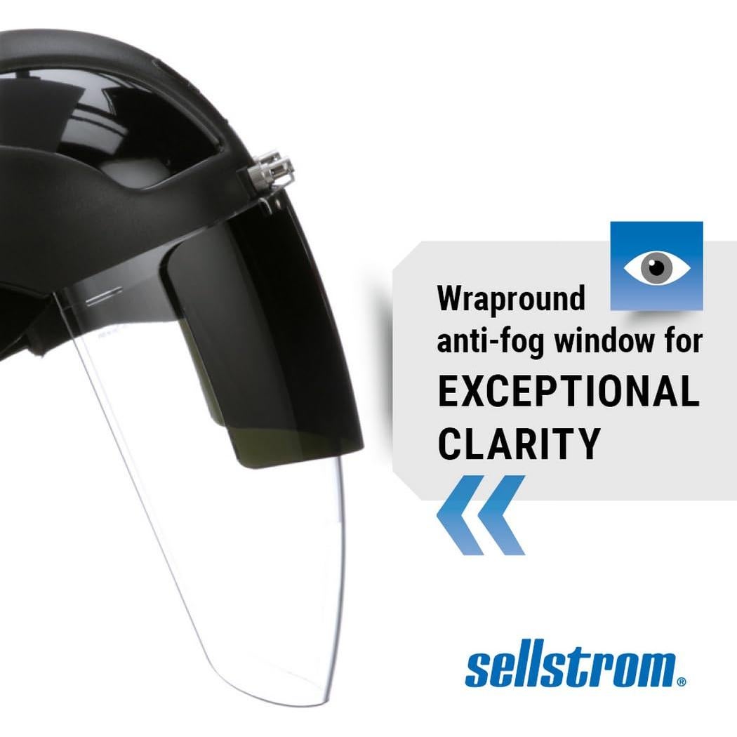 Escudo Facial Sellstrom DP4 - Máscara Ligera Anti Niebla UV/IR