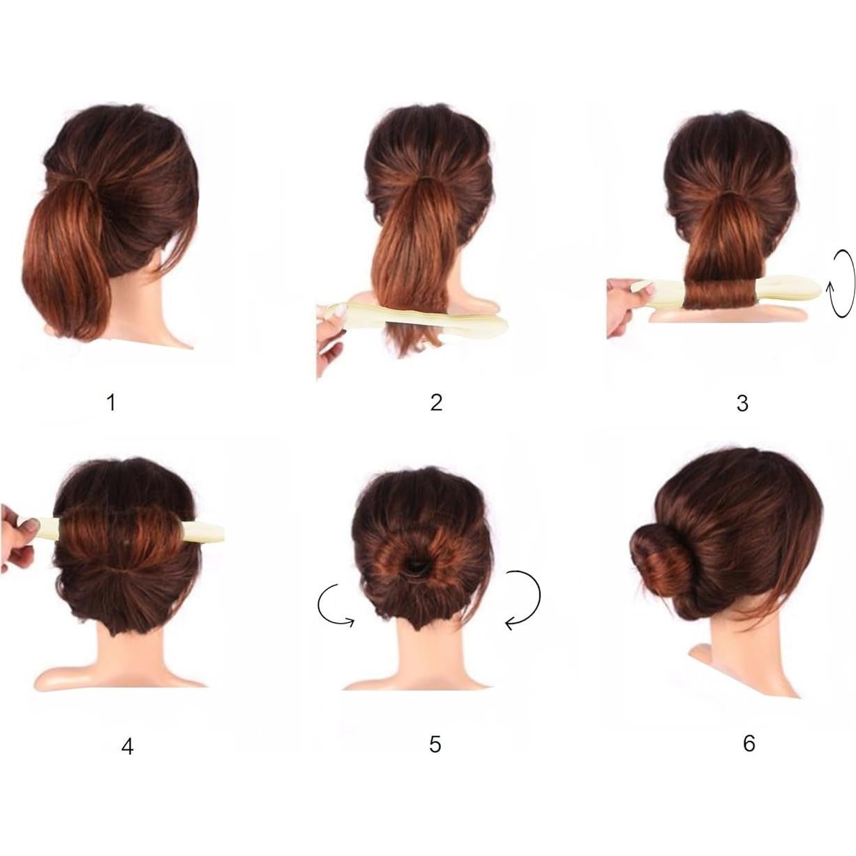 Hacedor de Moño Esponja Beige Rubia 4 Piezas Beaute Galleria