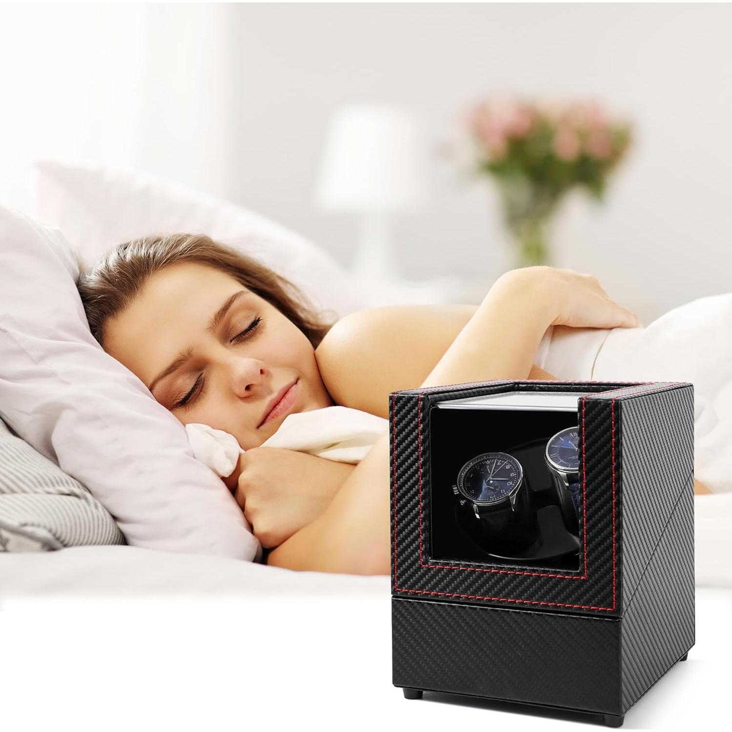 Enrollador Automático de Reloj Kalawen Doble para Relojes Mecánicos