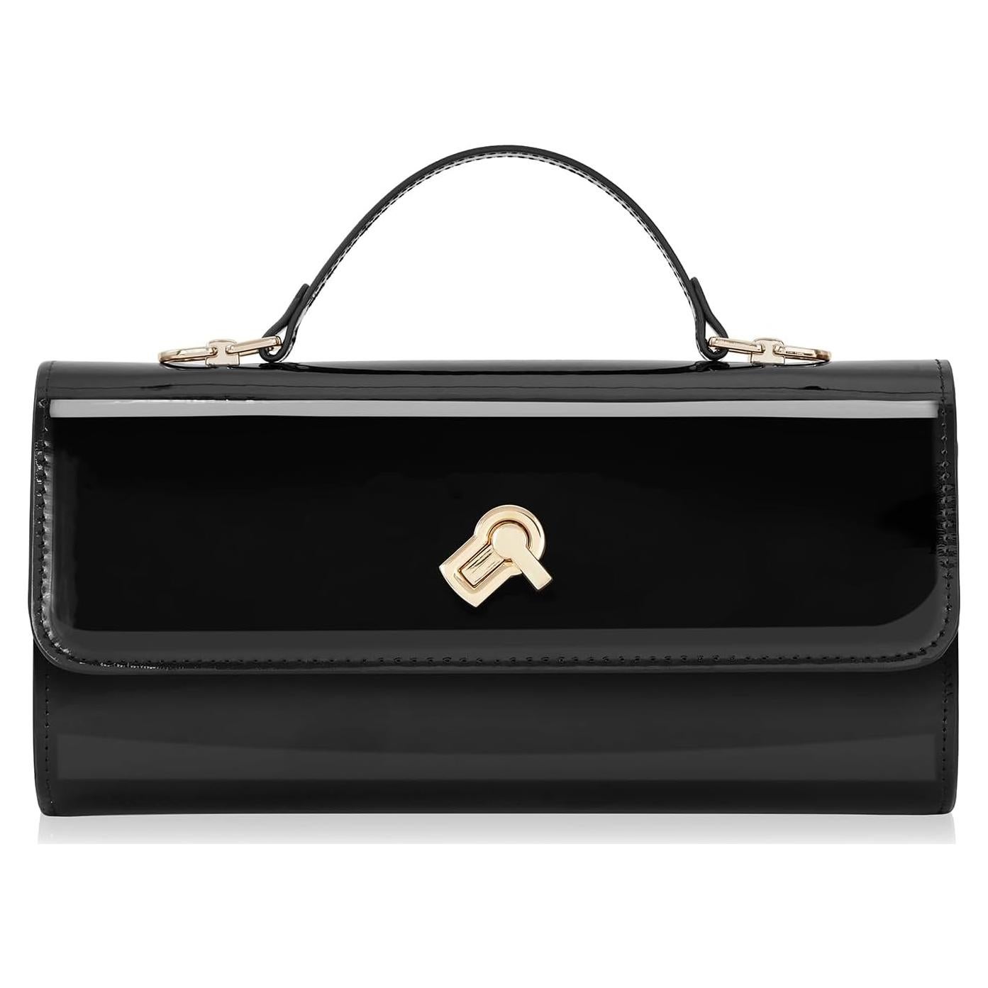 Clutch Metalizado PU para Mujeres Huralona - 30.5x4x12.5cm