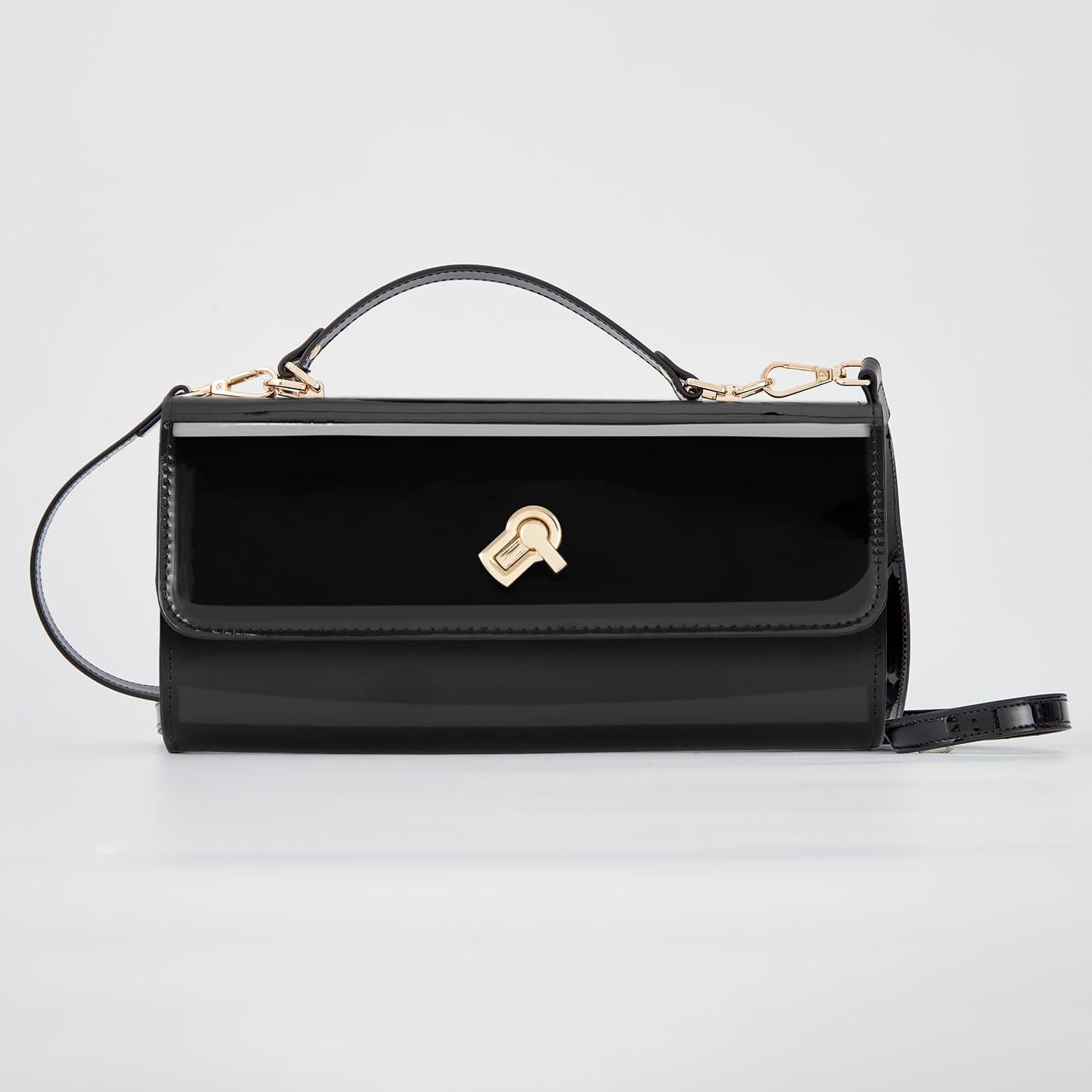 Clutch Metalizado PU para Mujeres Huralona - 30.5x4x12.5cm