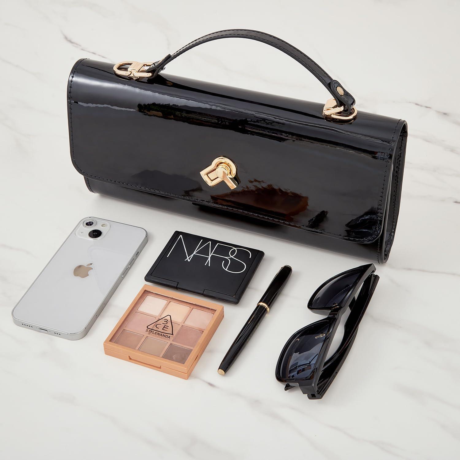 Clutch Metalizado PU para Mujeres Huralona - 30.5x4x12.5cm