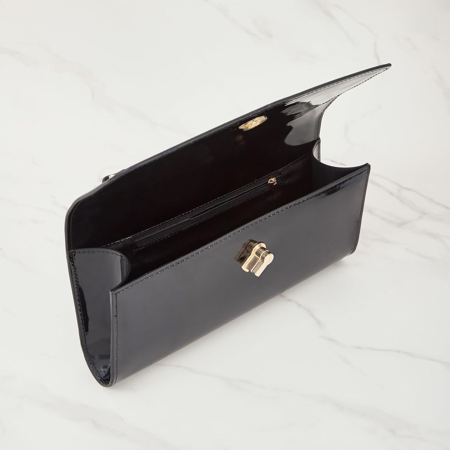 Clutch Metalizado PU para Mujeres Huralona - 30.5x4x12.5cm