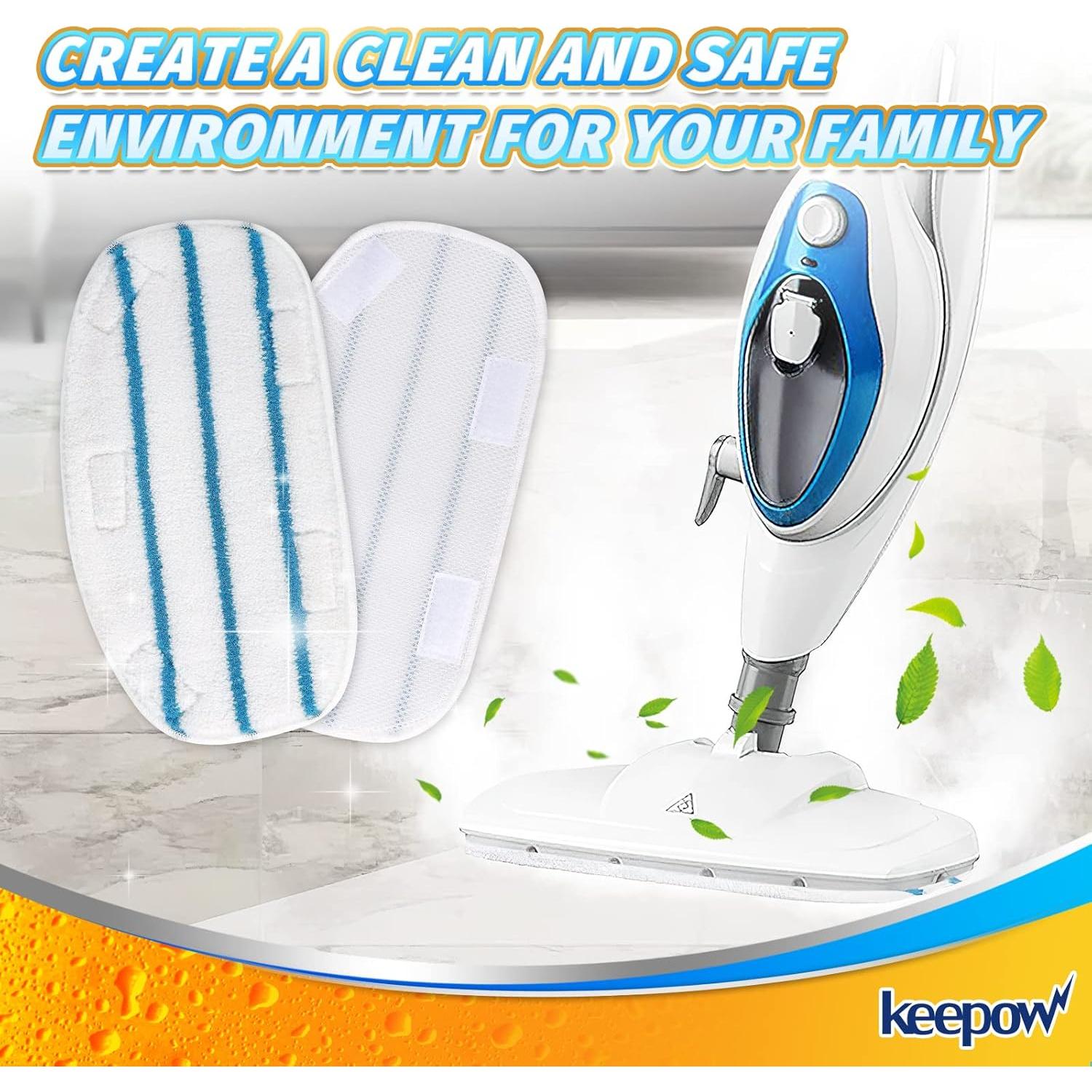 Almohadillas de Vapor KEEPOW para Limpiador PurSteam 5 Pzas
